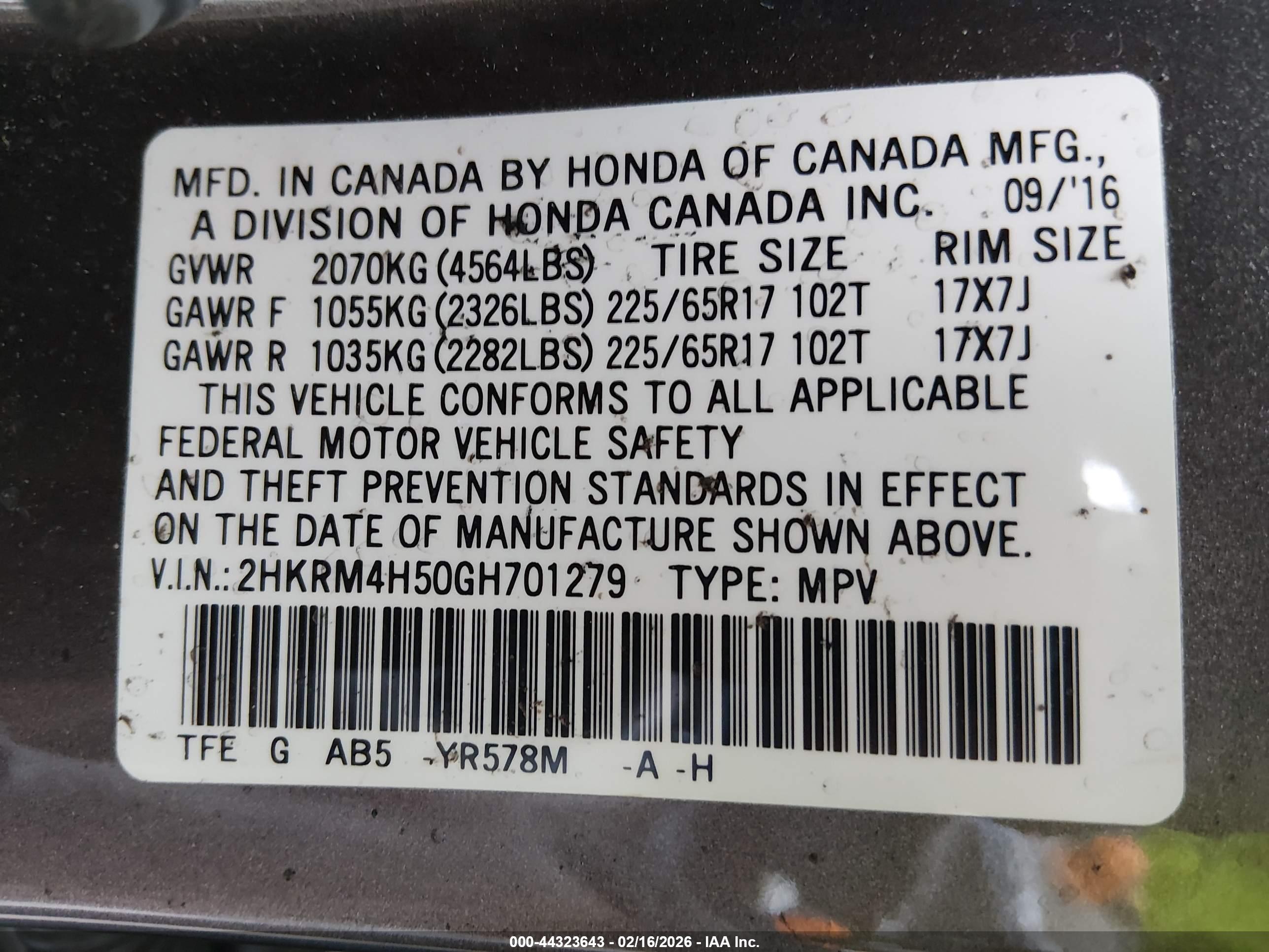 HONDA CR-V image 9