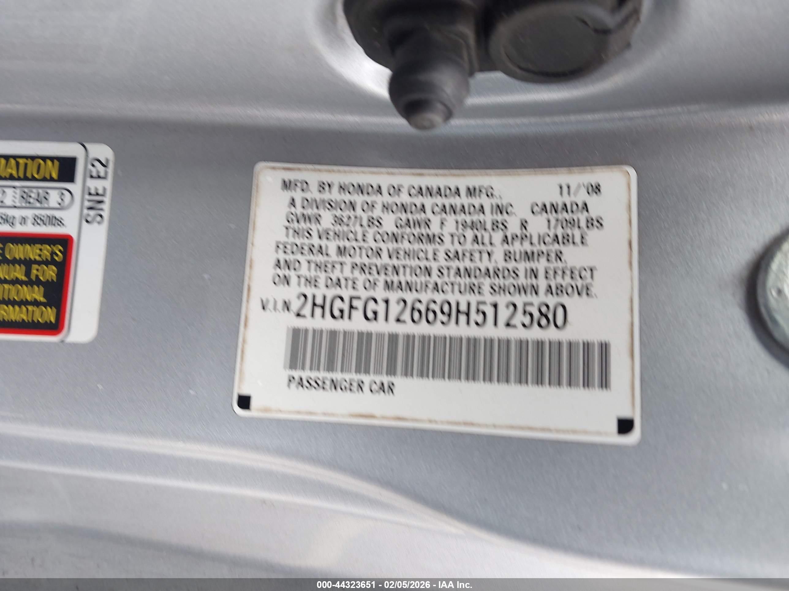 HONDA CIVIC image 9