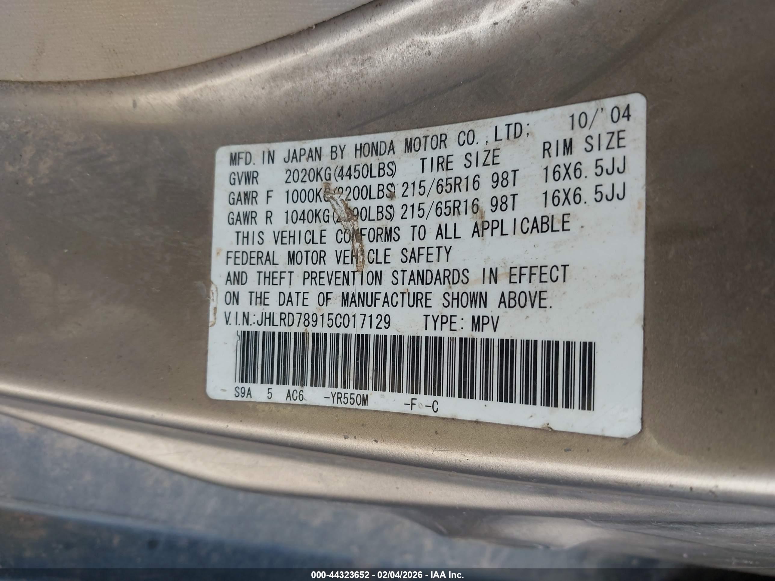 HONDA CR-V image 9