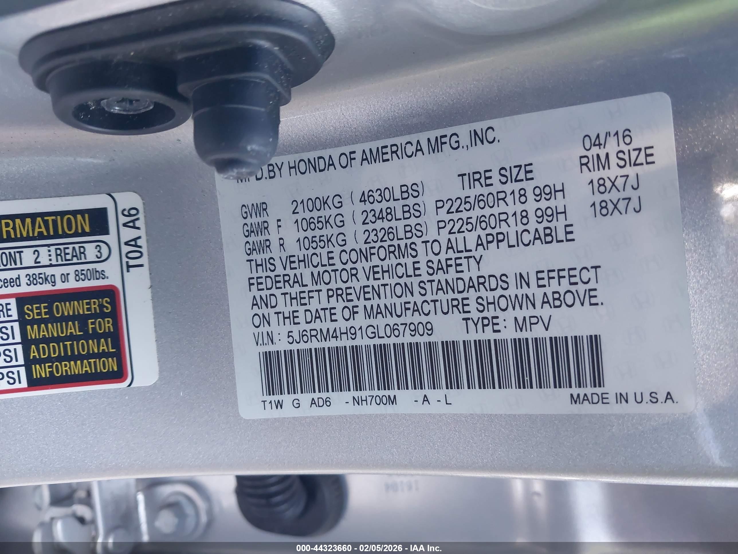 HONDA CR-V image 9