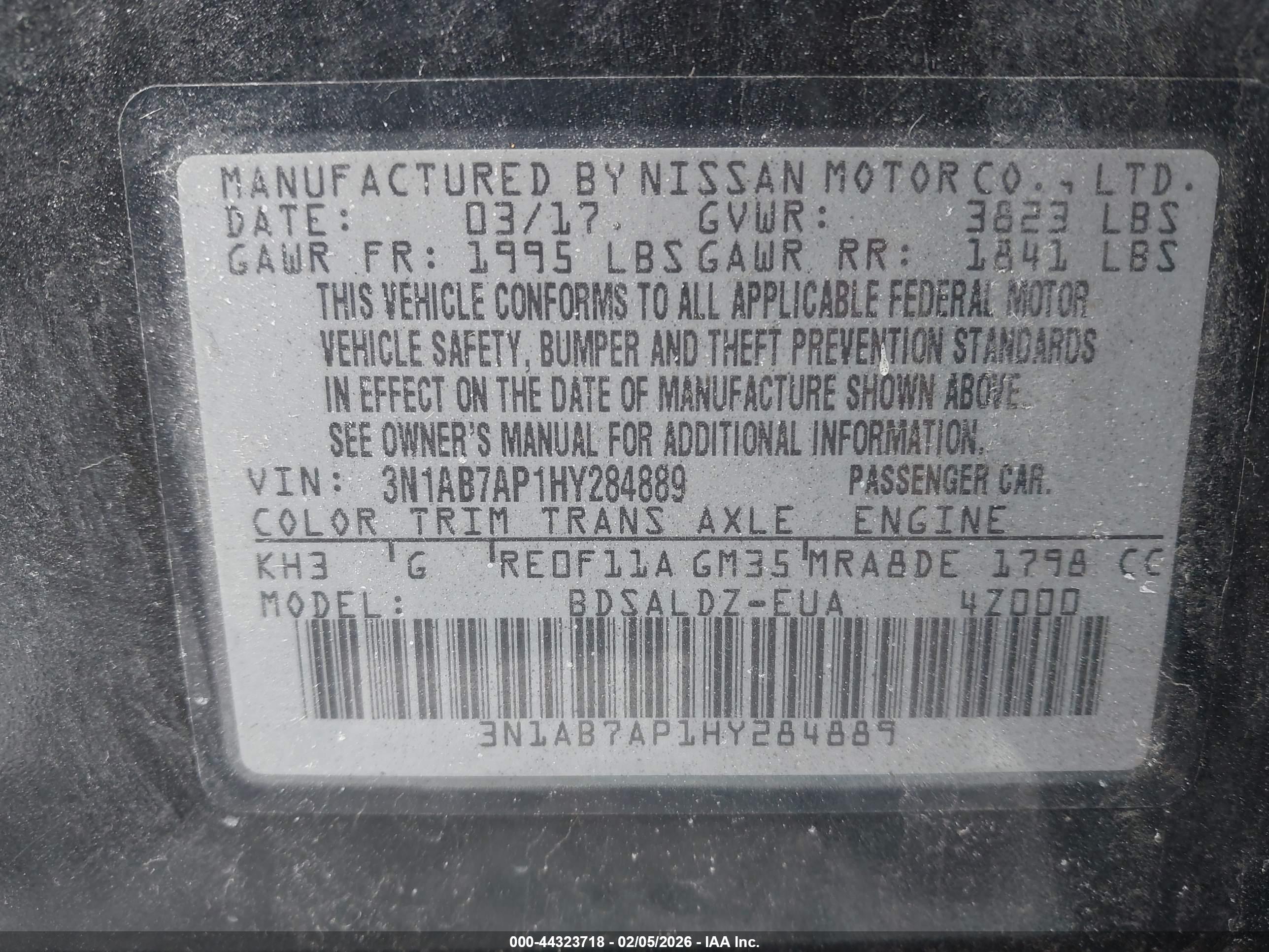 NISSAN SENTRA image 9