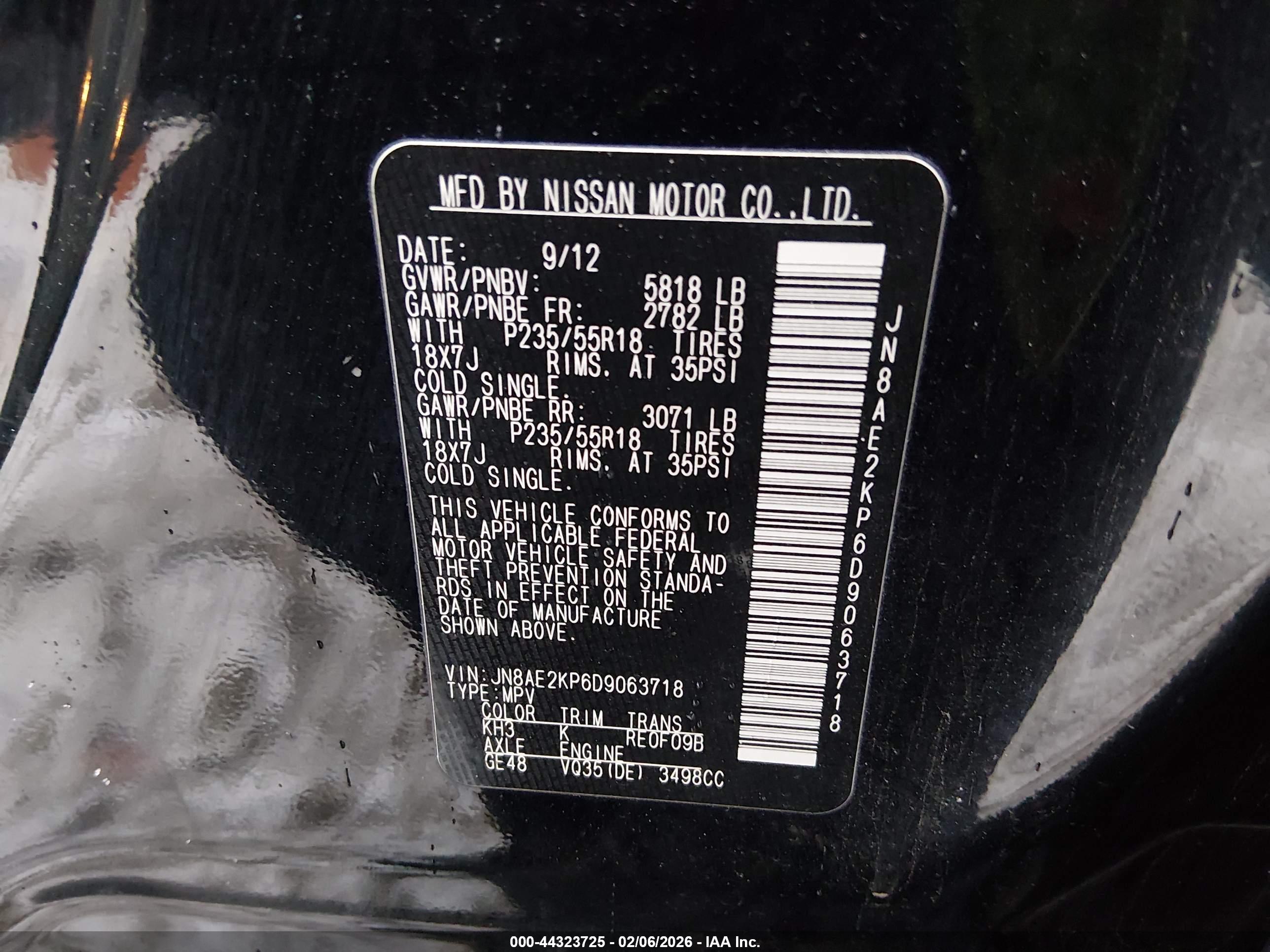 NISSAN QUEST image 9