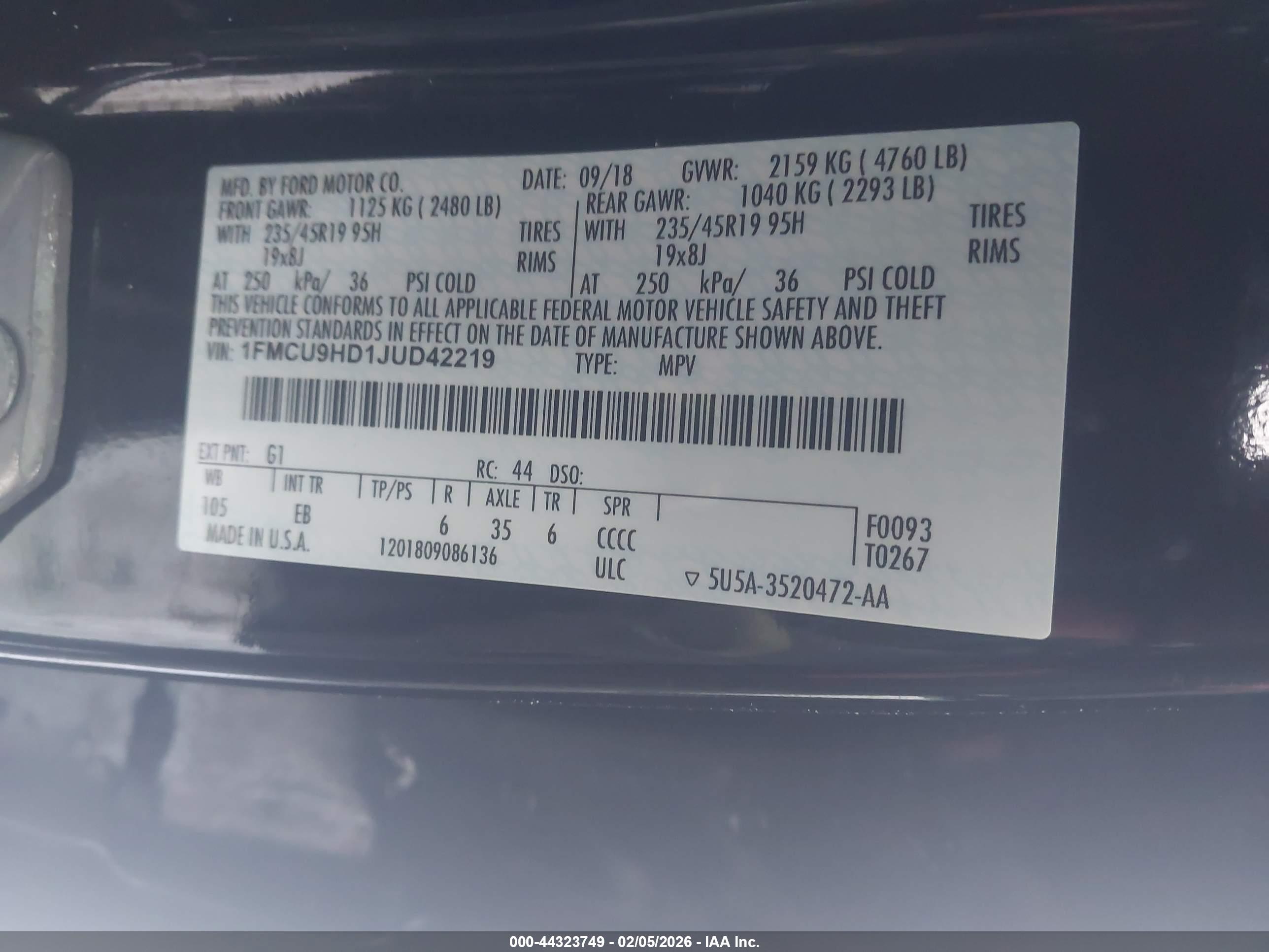 FORD ESCAPE image 9