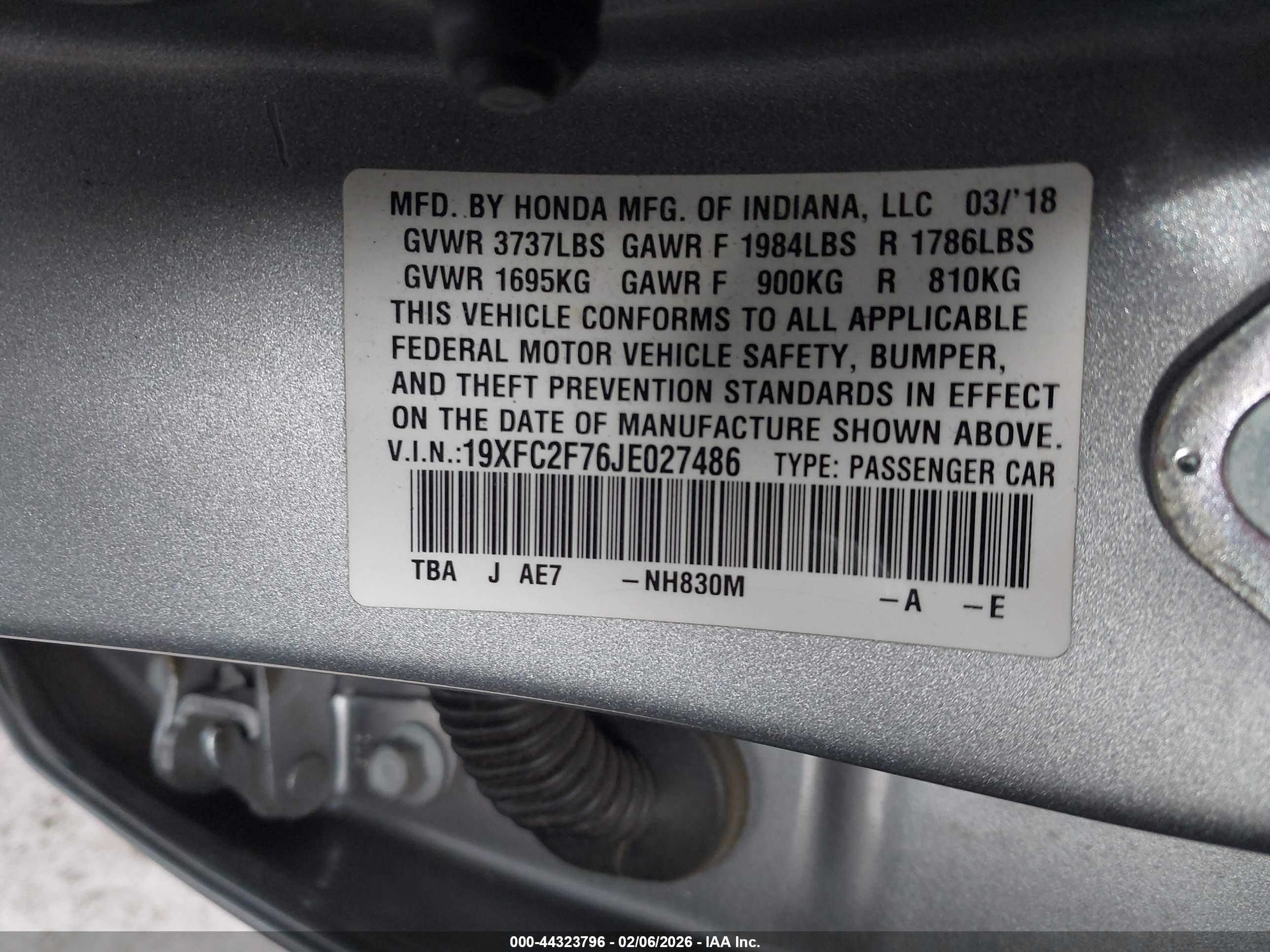 HONDA CIVIC image 9