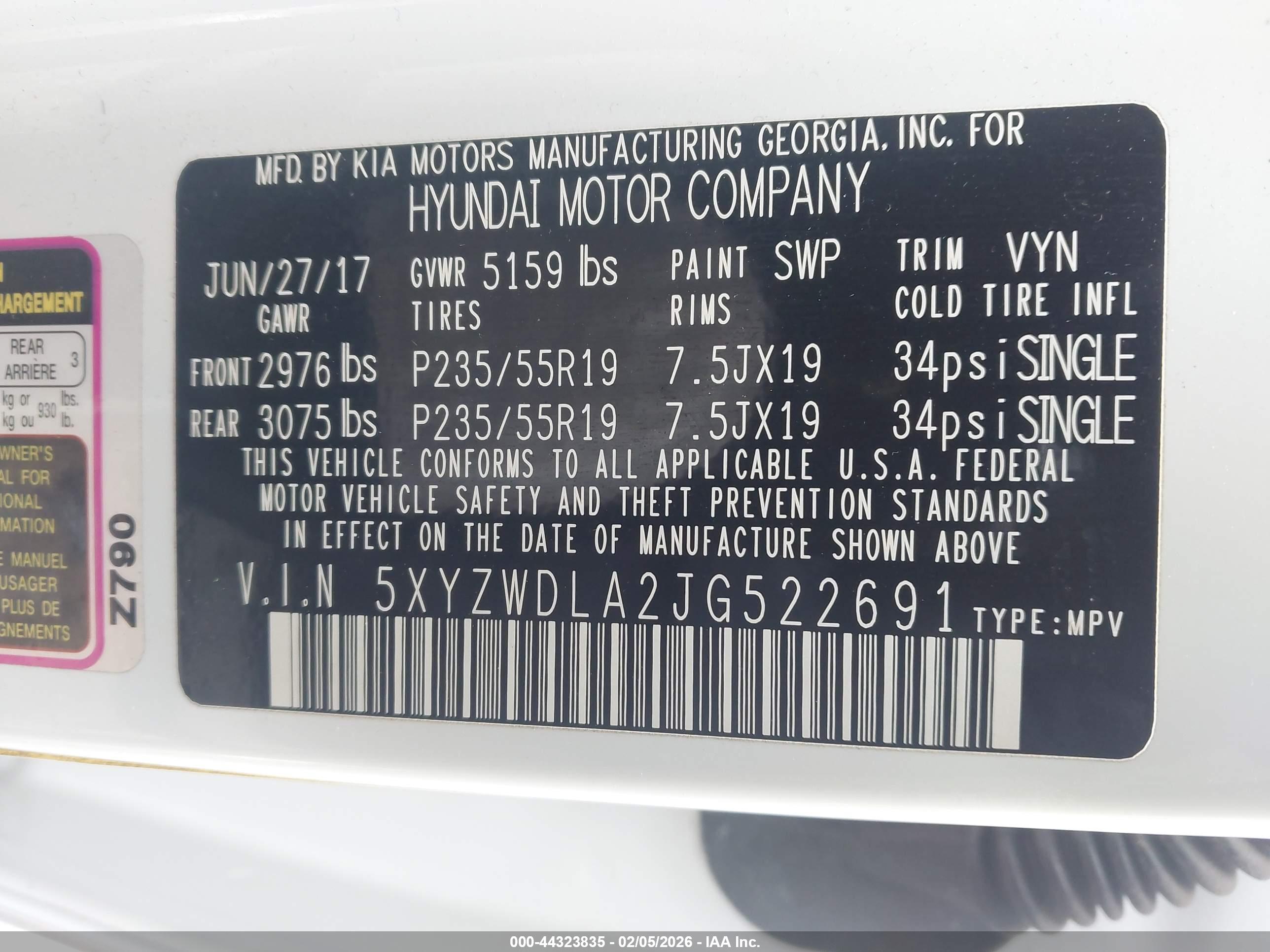HYUNDAI SANTA image 9