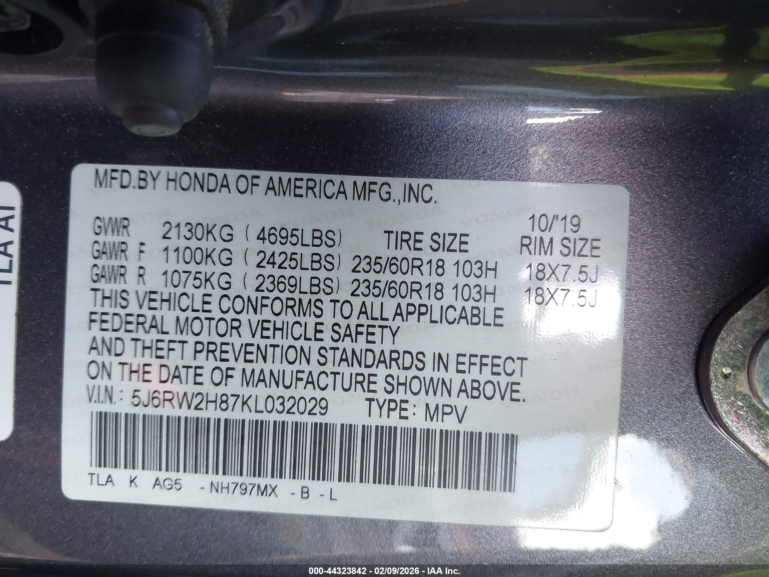 HONDA CR-V image 9