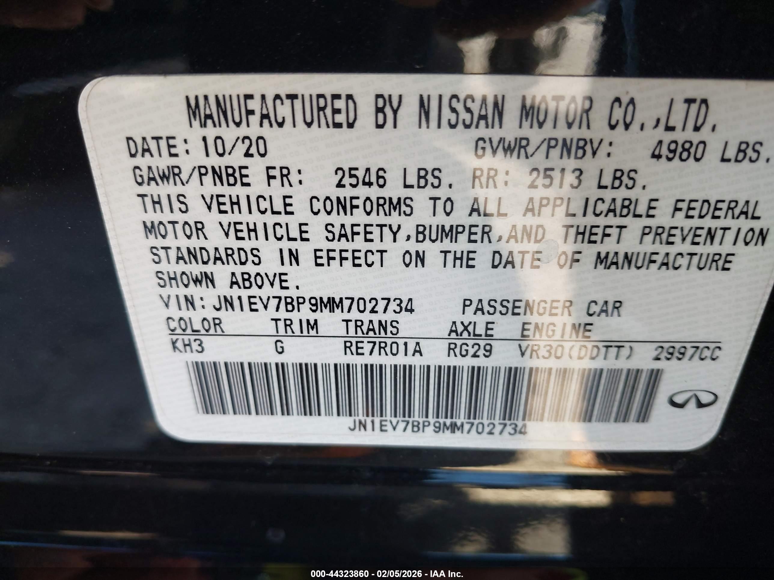 INFINITI Q50 image 9