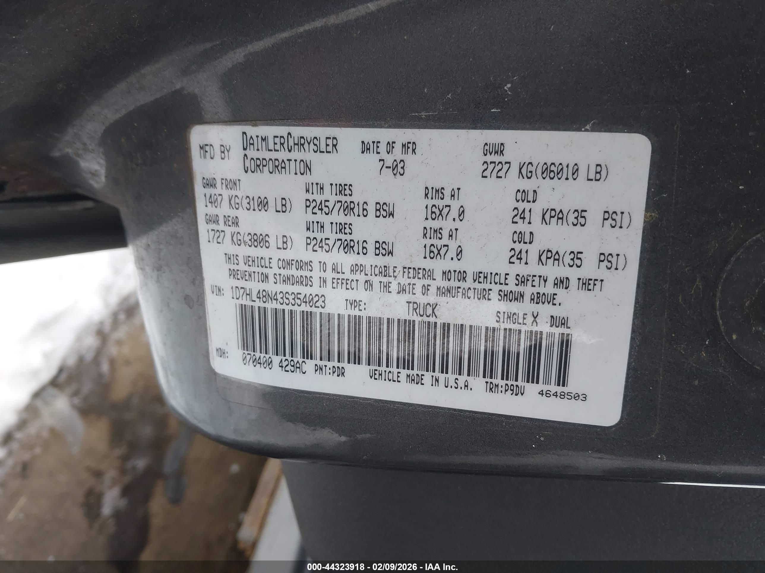 DODGE DAKOTA image 9