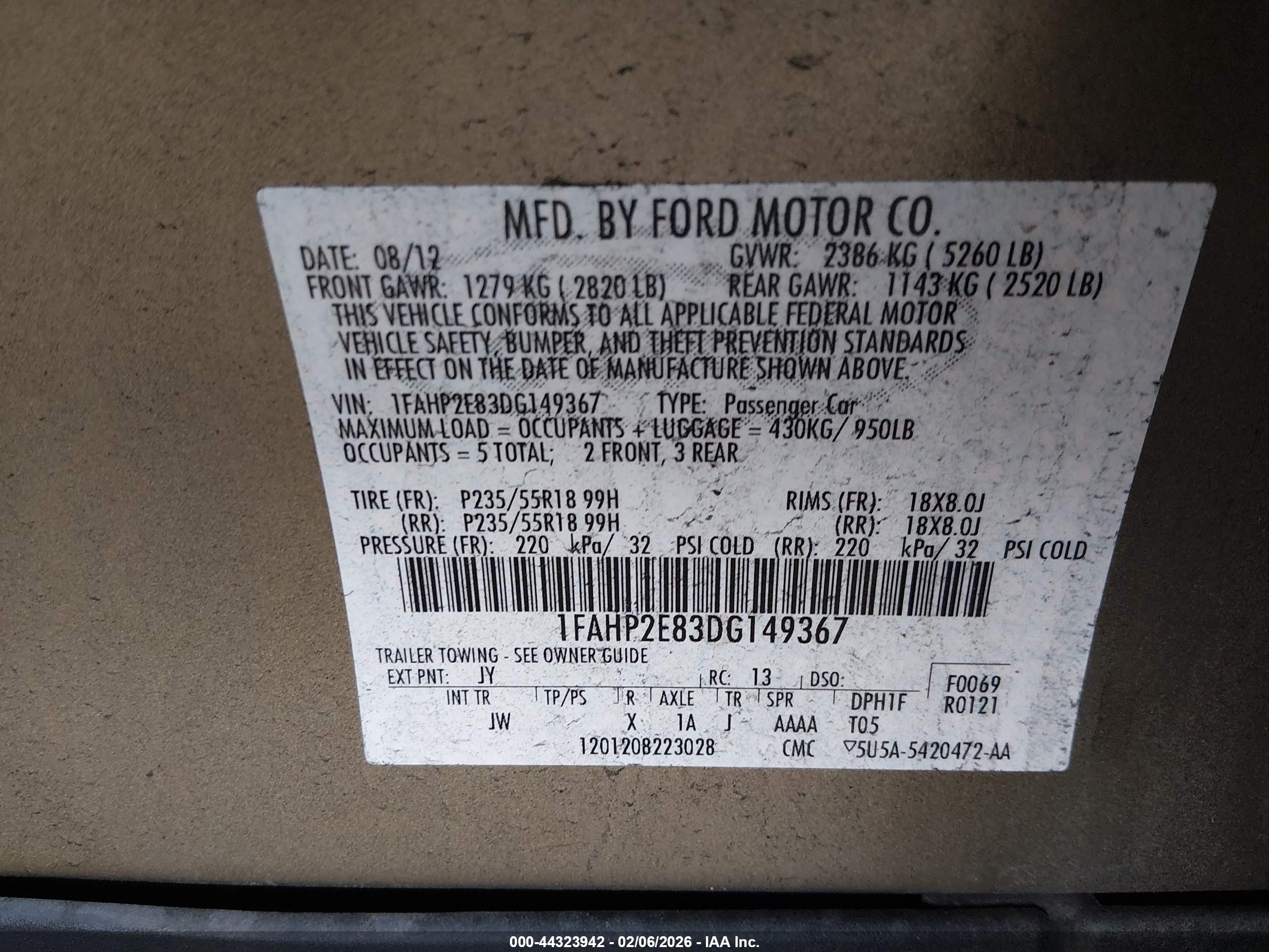 FORD TAURUS image 9
