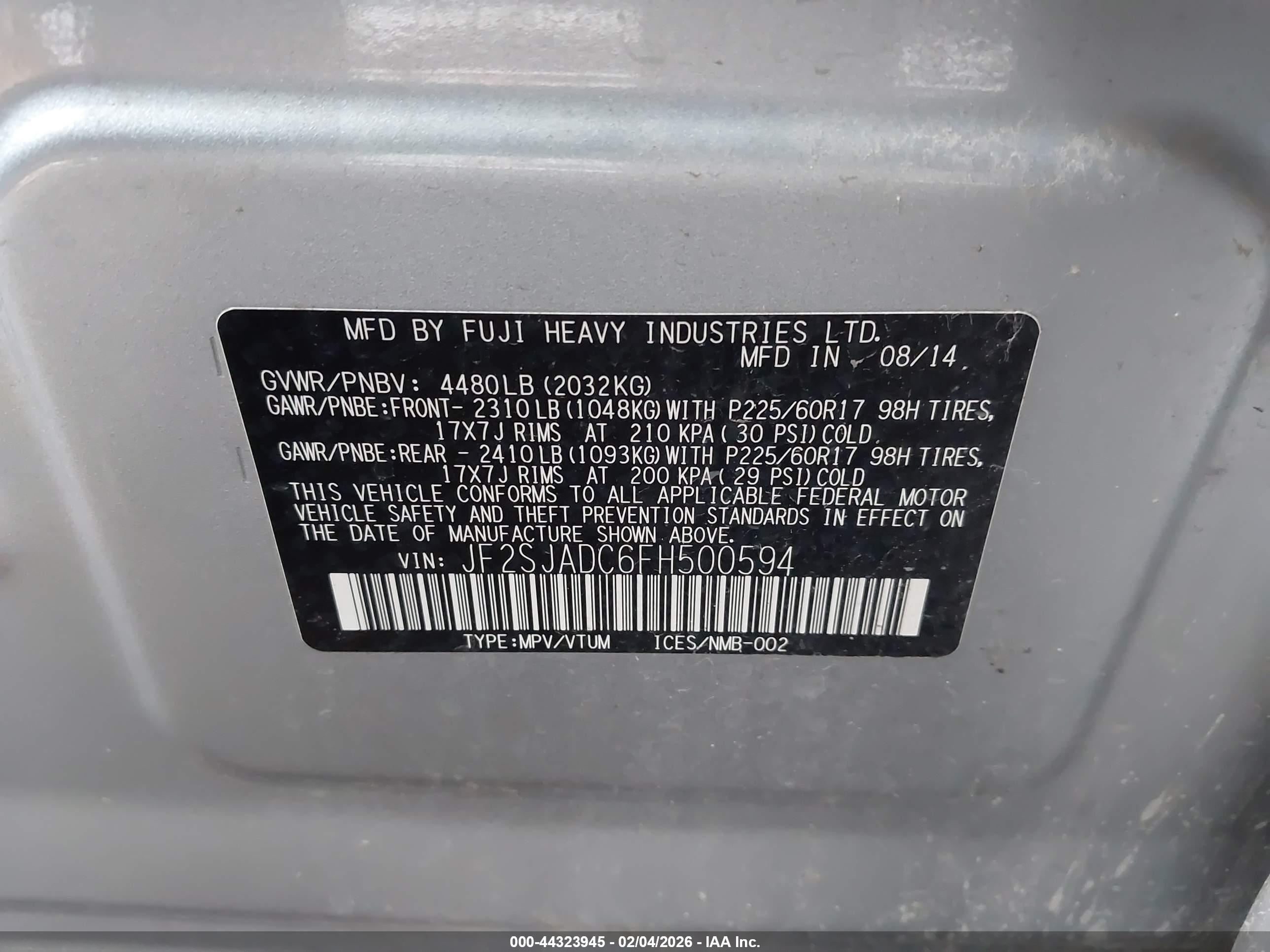 SUBARU FORESTER image 9