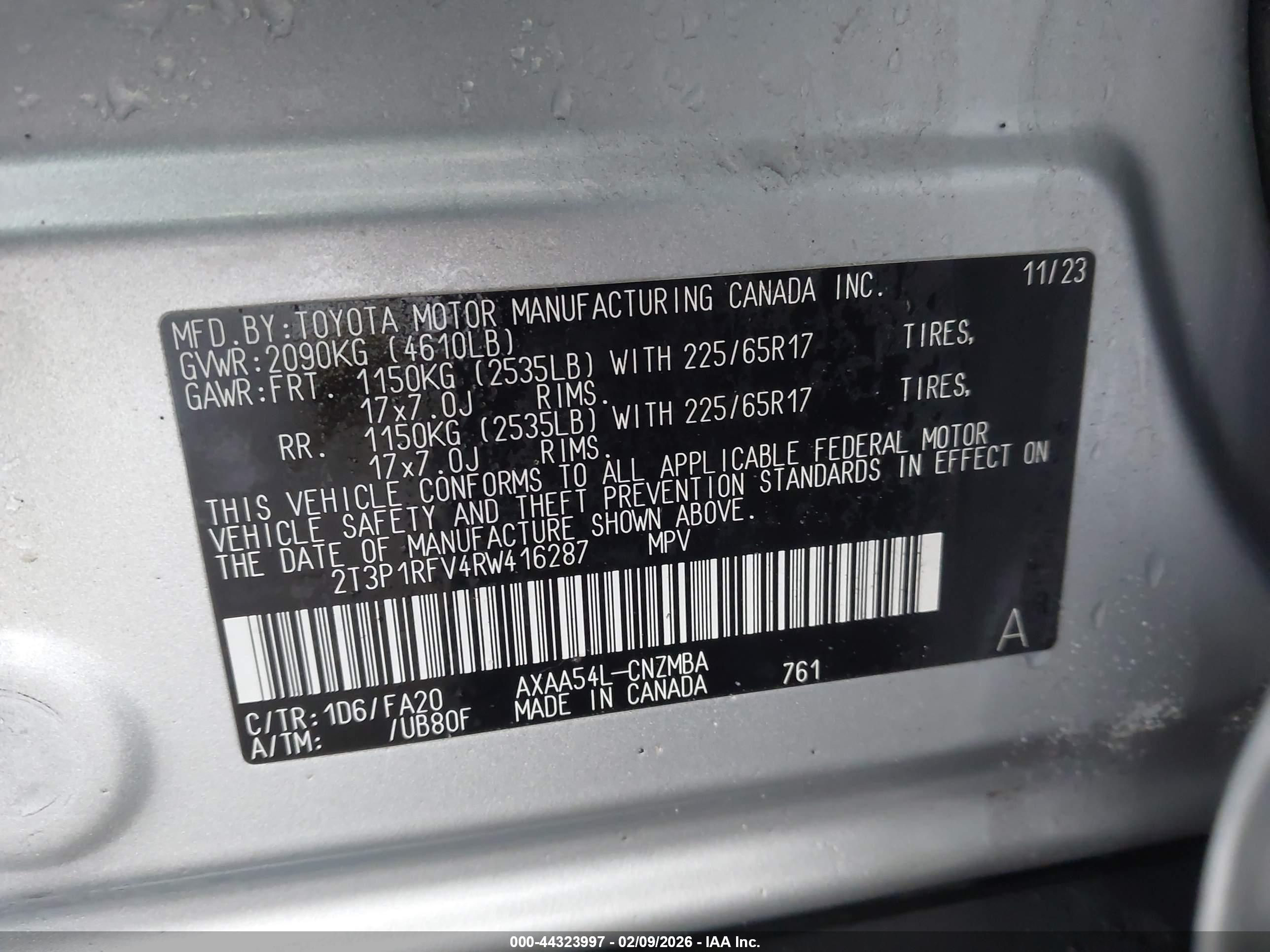 TOYOTA RAV4 image 9