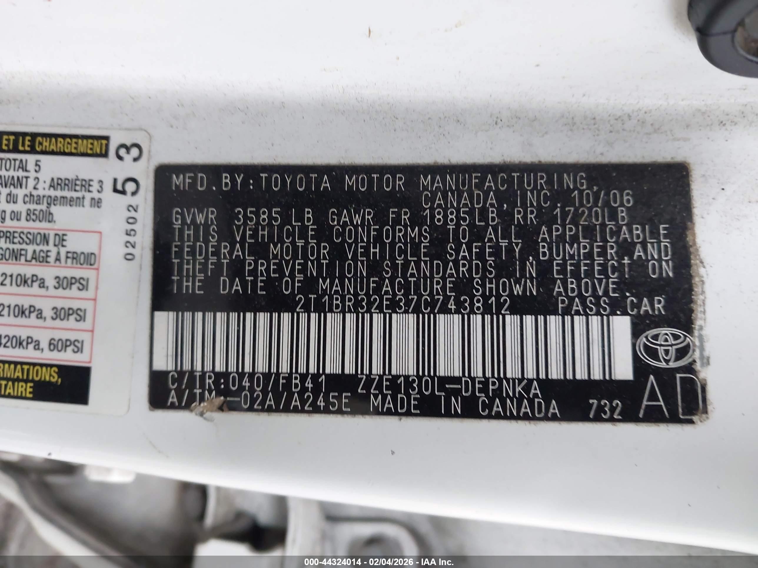 TOYOTA COROLLA image 9