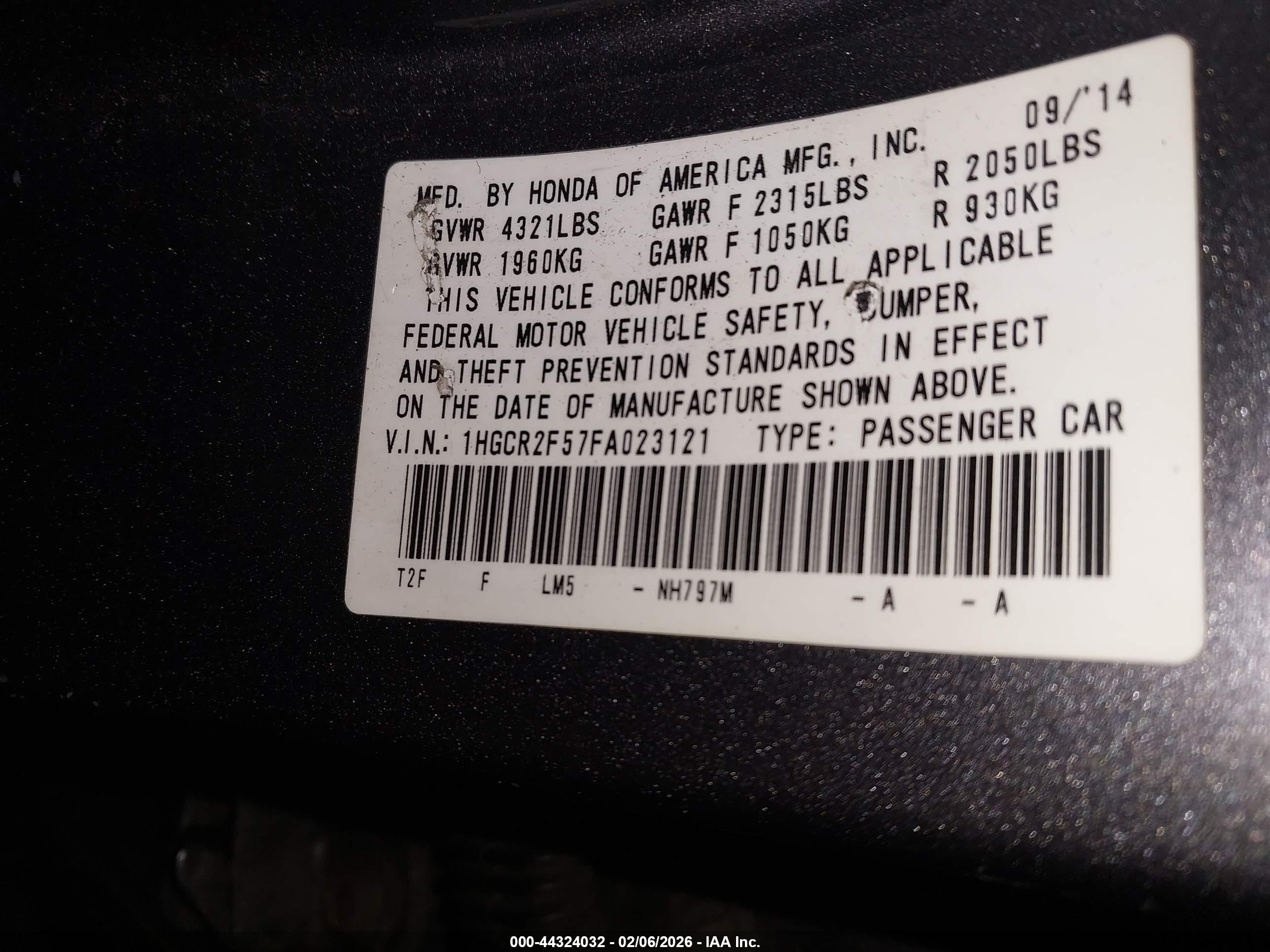 HONDA ACCORD image 9