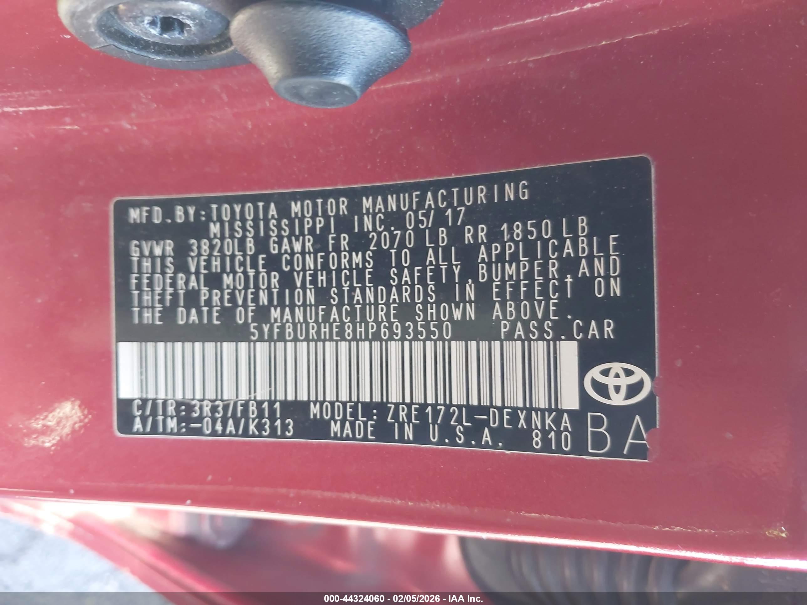 TOYOTA COROLLA image 9