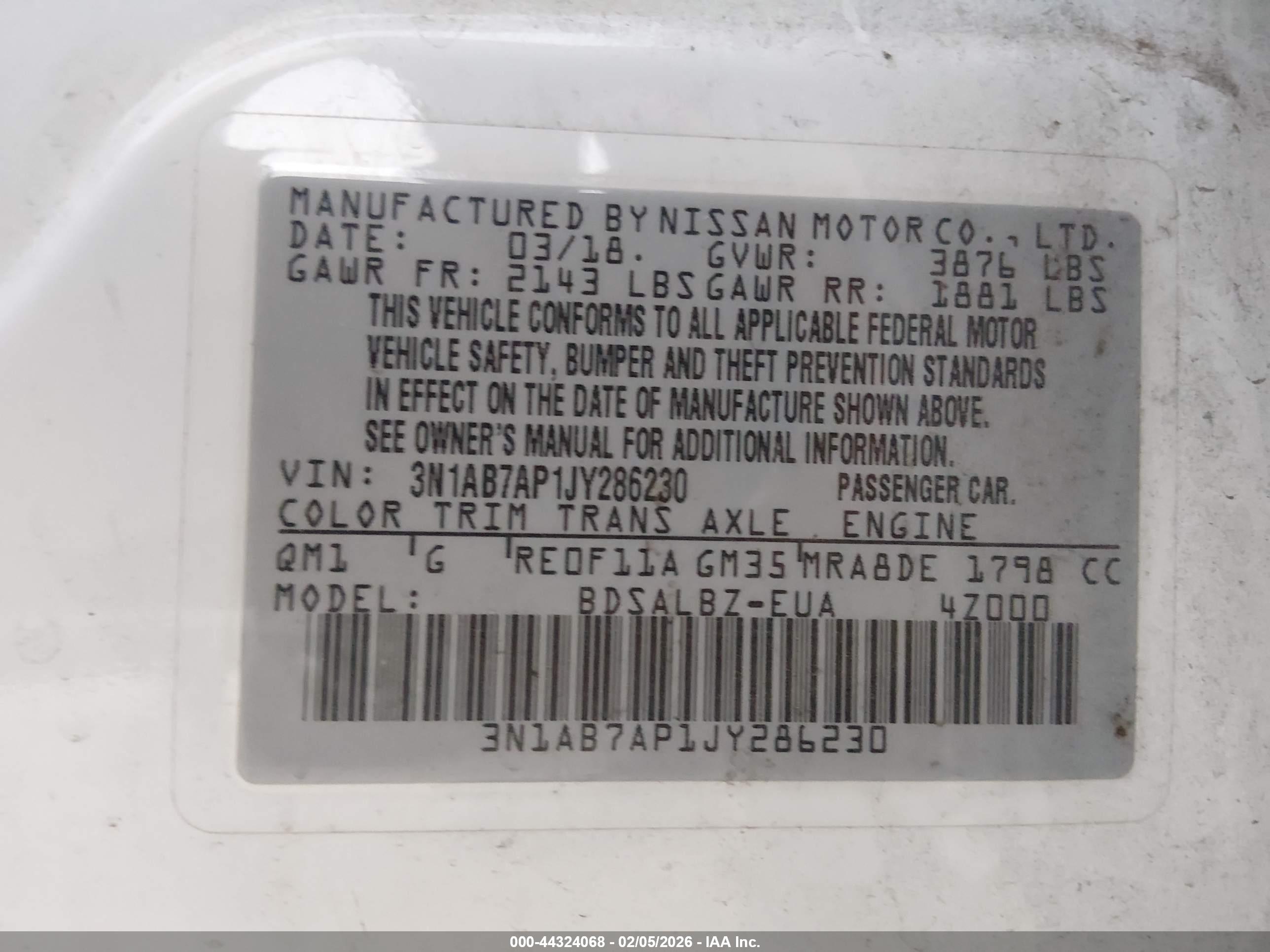 NISSAN SENTRA image 9