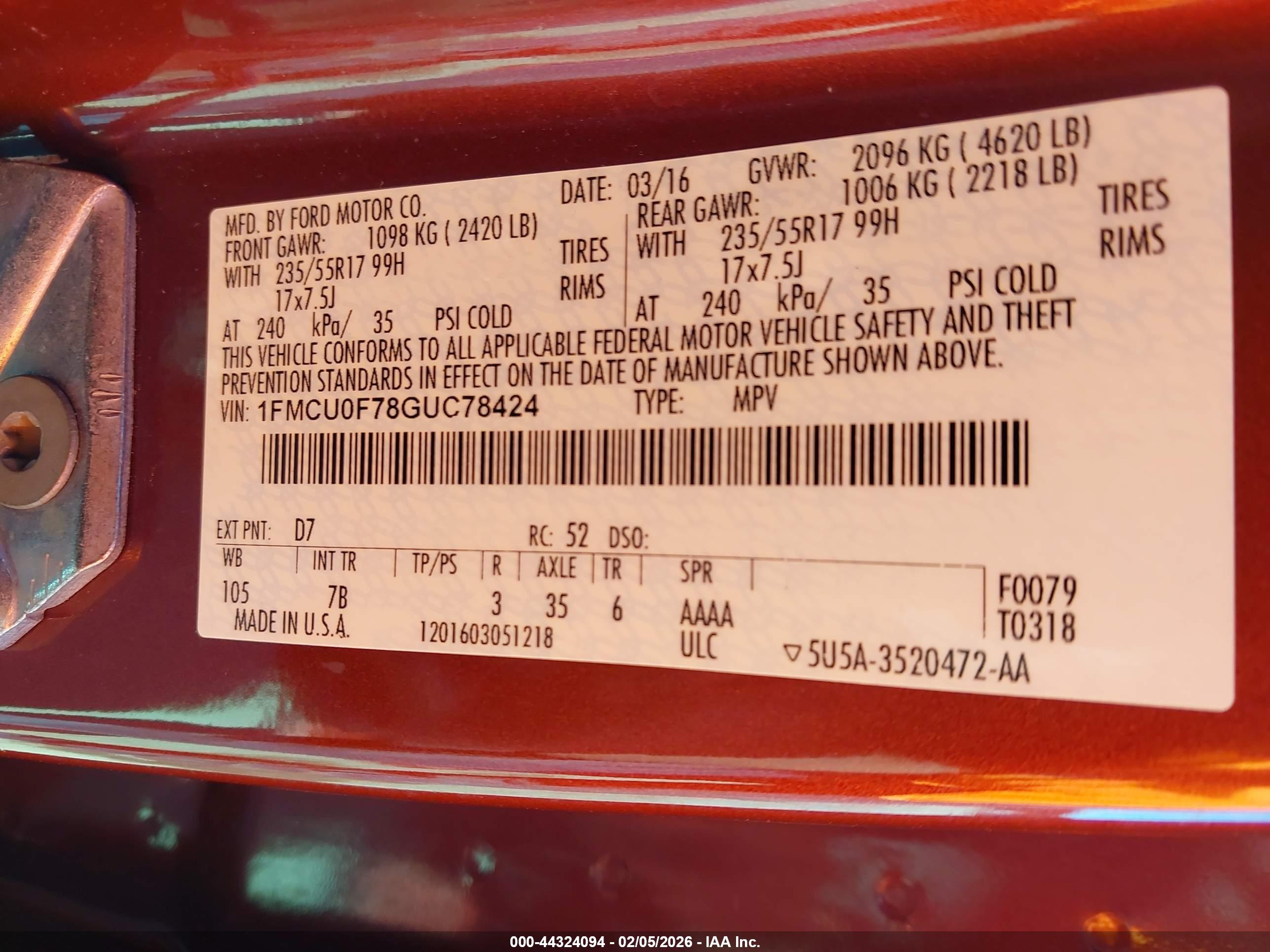 FORD ESCAPE image 9