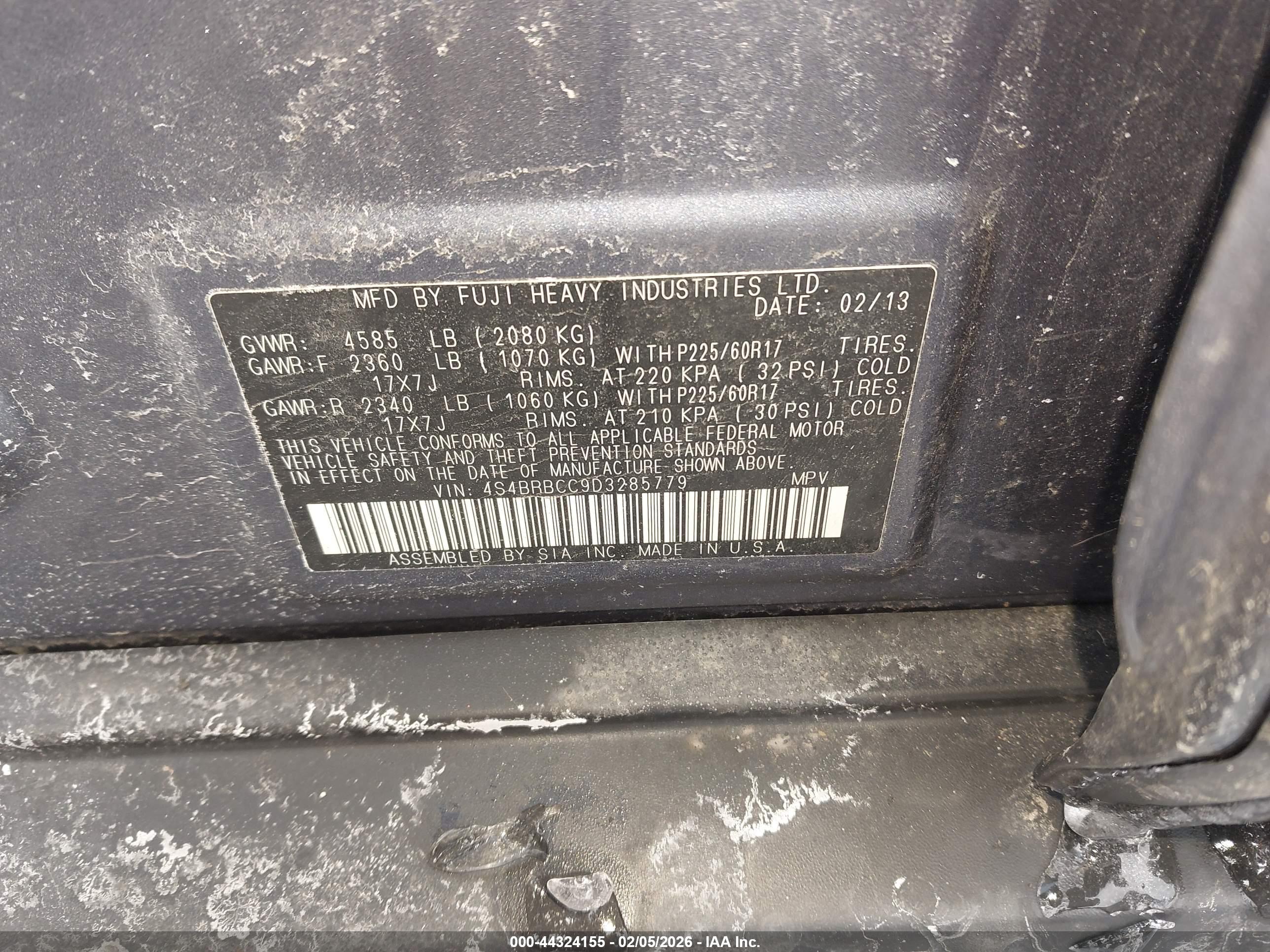 SUBARU OUTBACK image 9