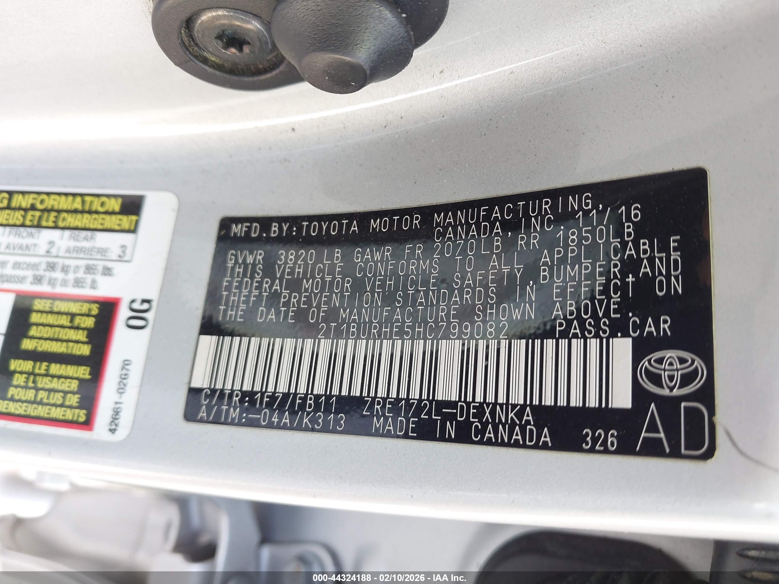 TOYOTA COROLLA image 9