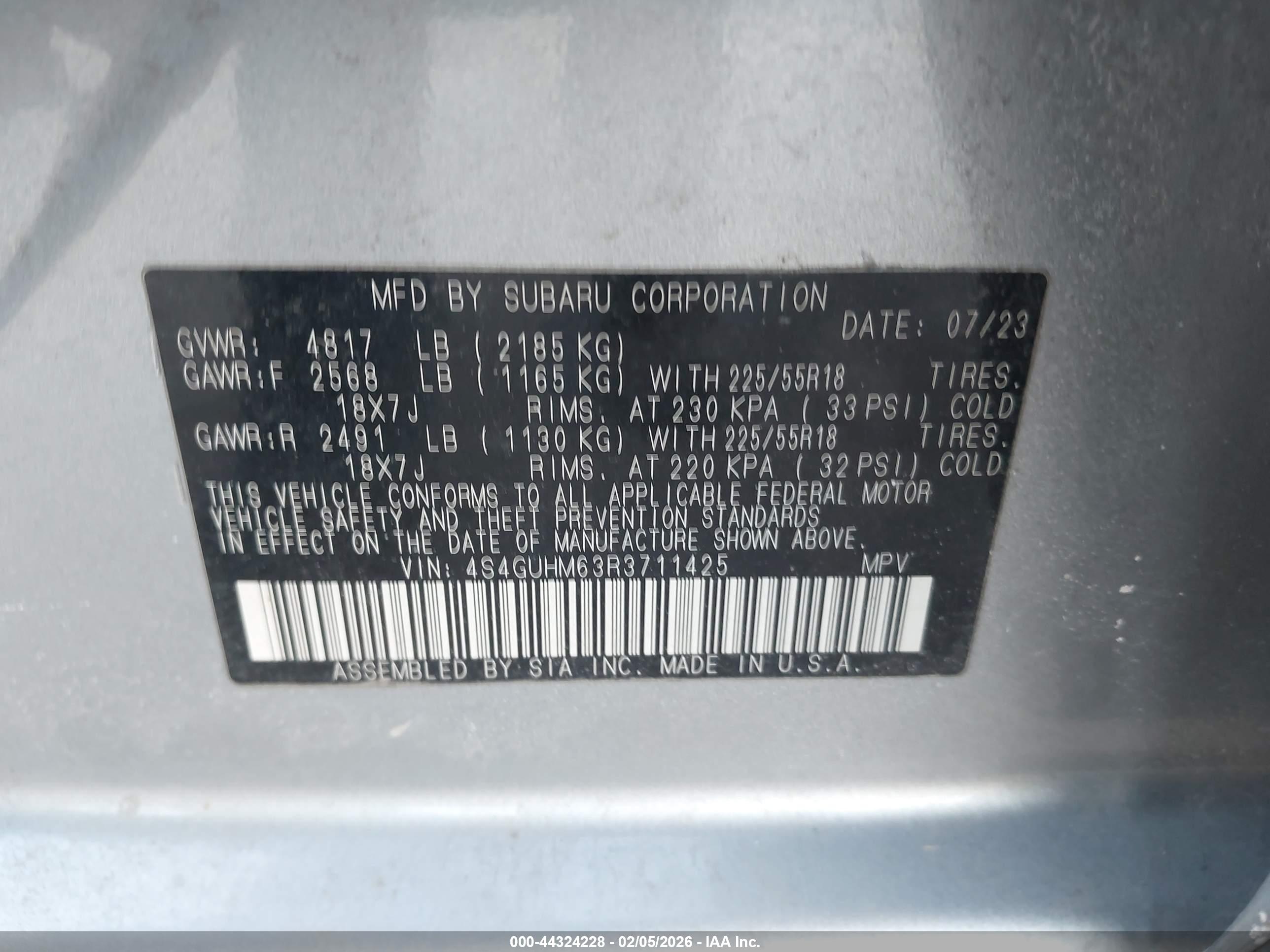 SUBARU CROSSTREK image 9