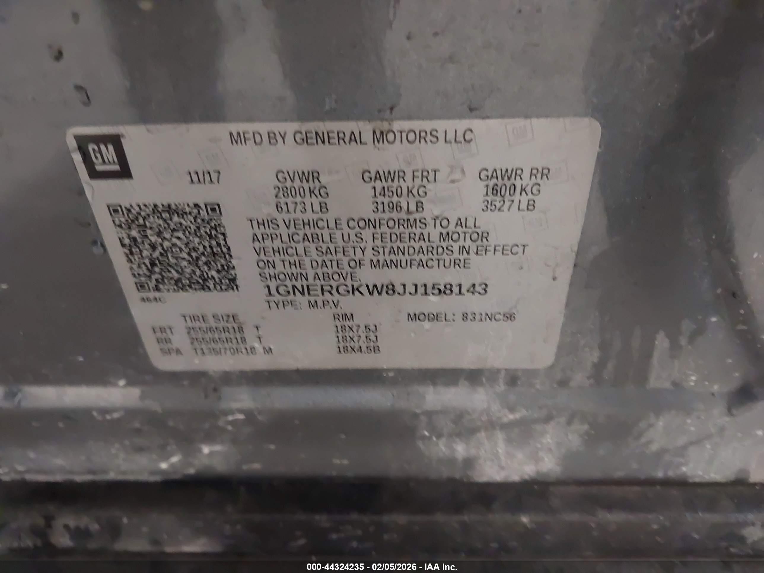 CHEVROLET TRAVERSE image 9