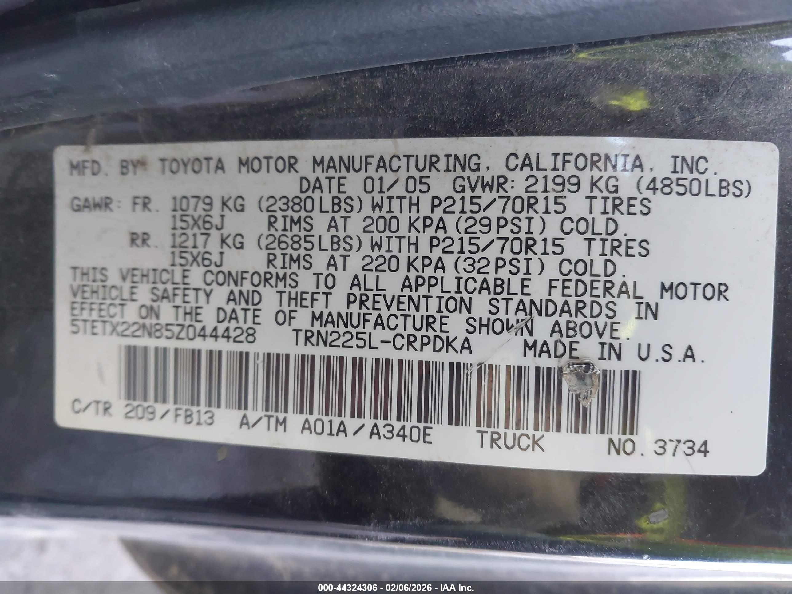 TOYOTA TACOMA image 9