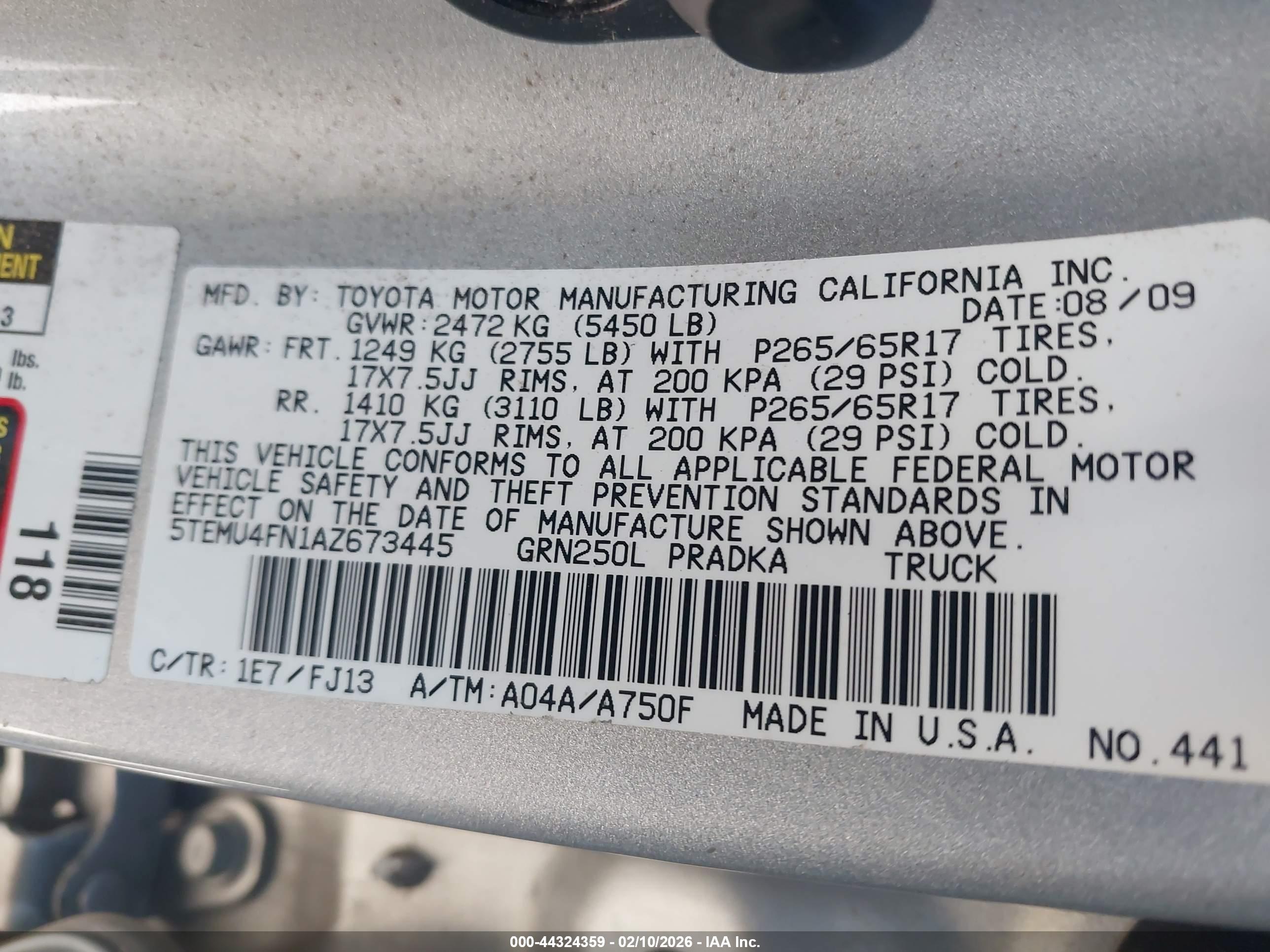TOYOTA TACOMA image 9