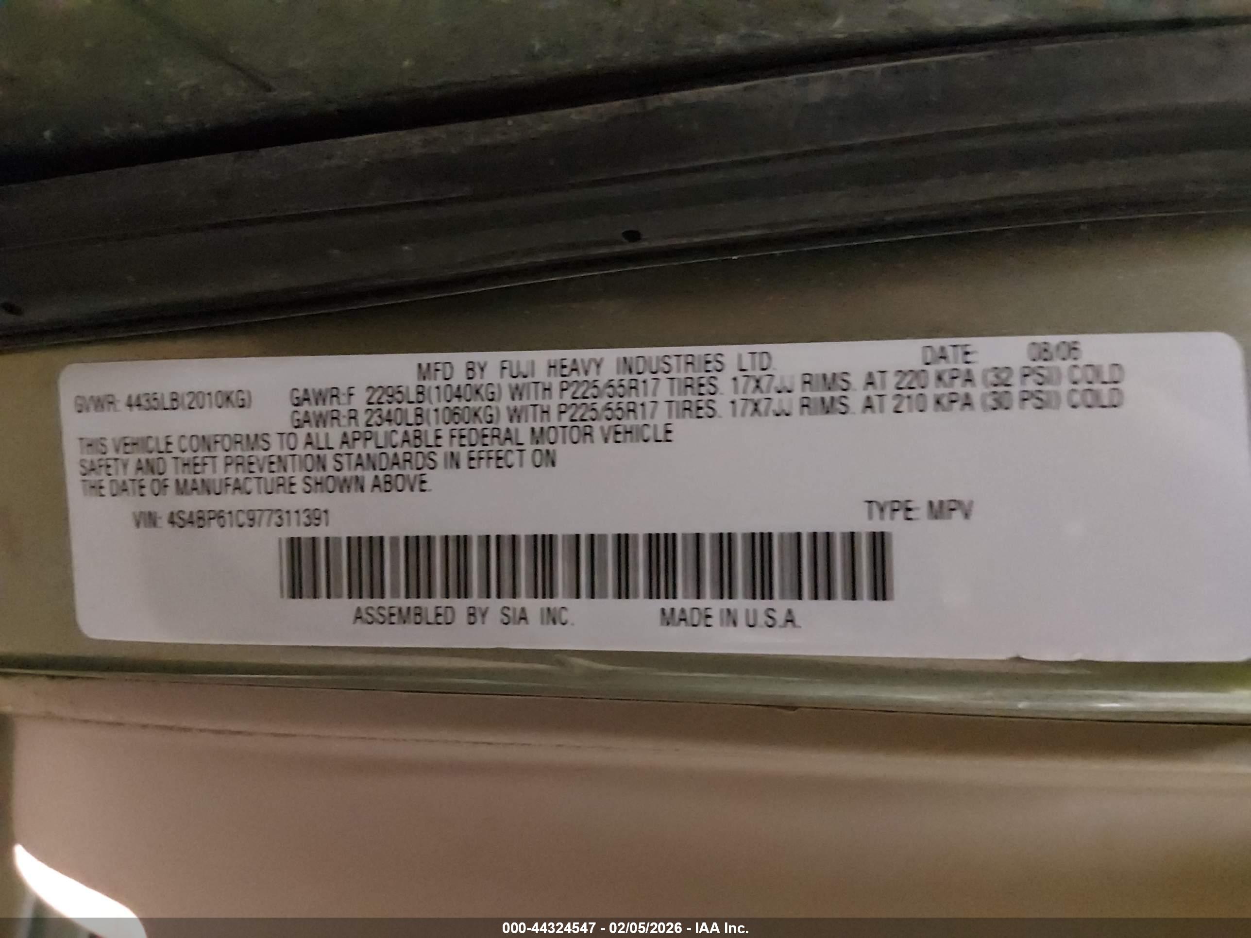 SUBARU OUTBACK image 9