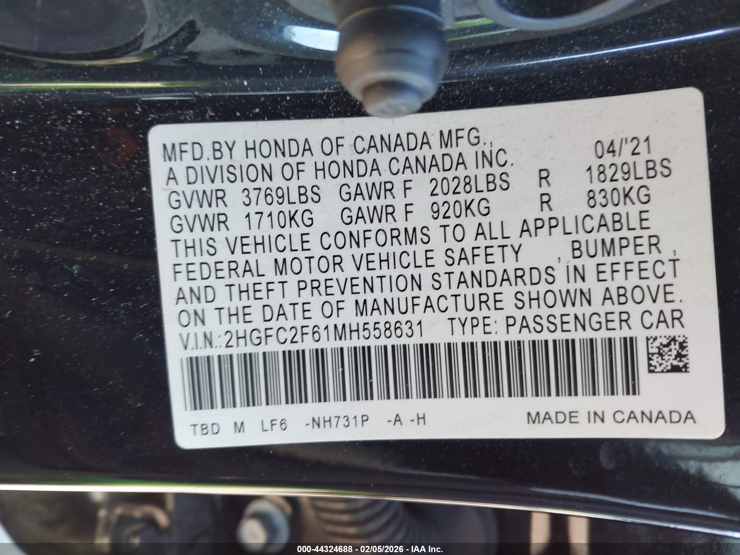 HONDA CIVIC image 9