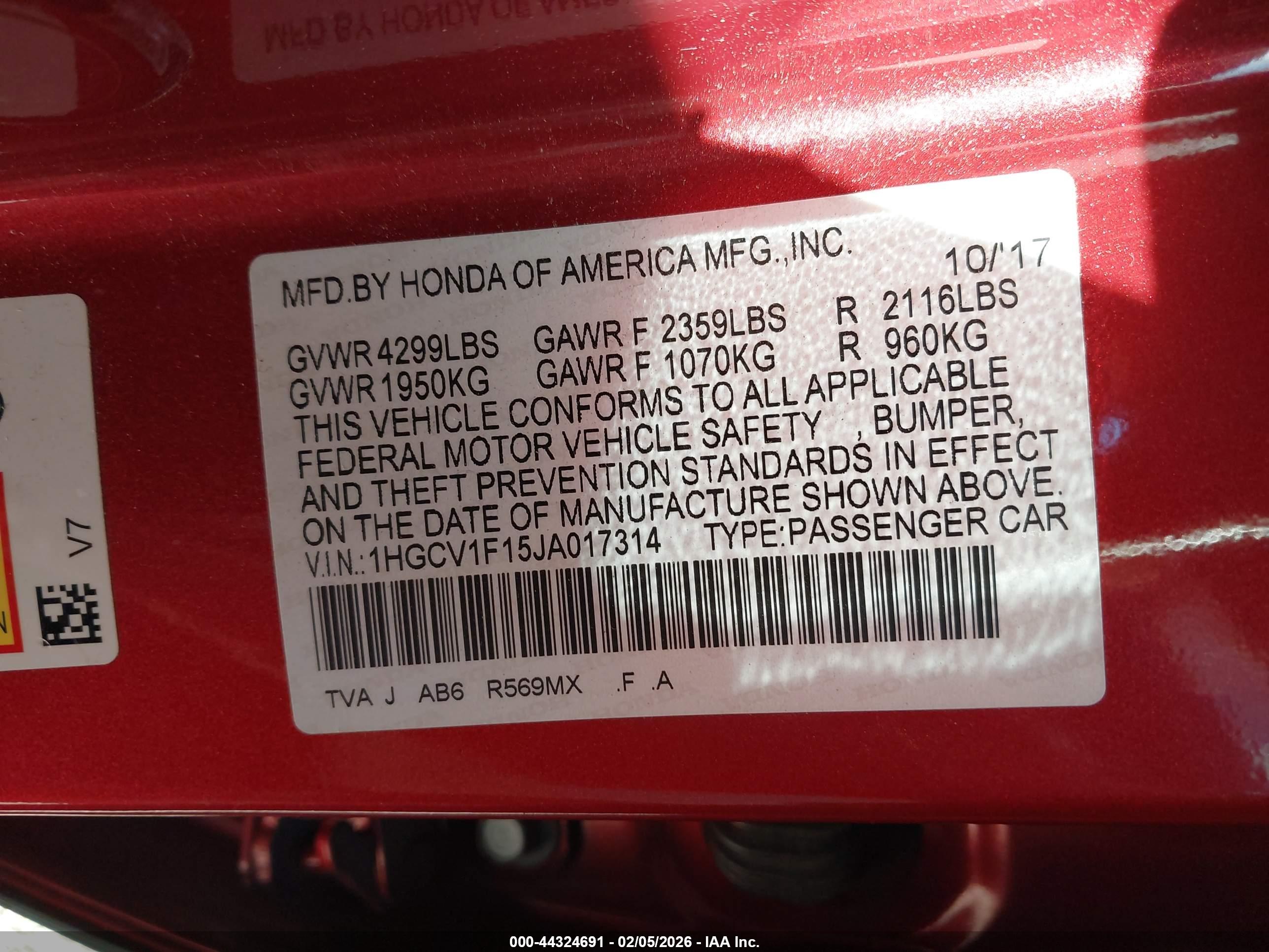HONDA ACCORD image 9