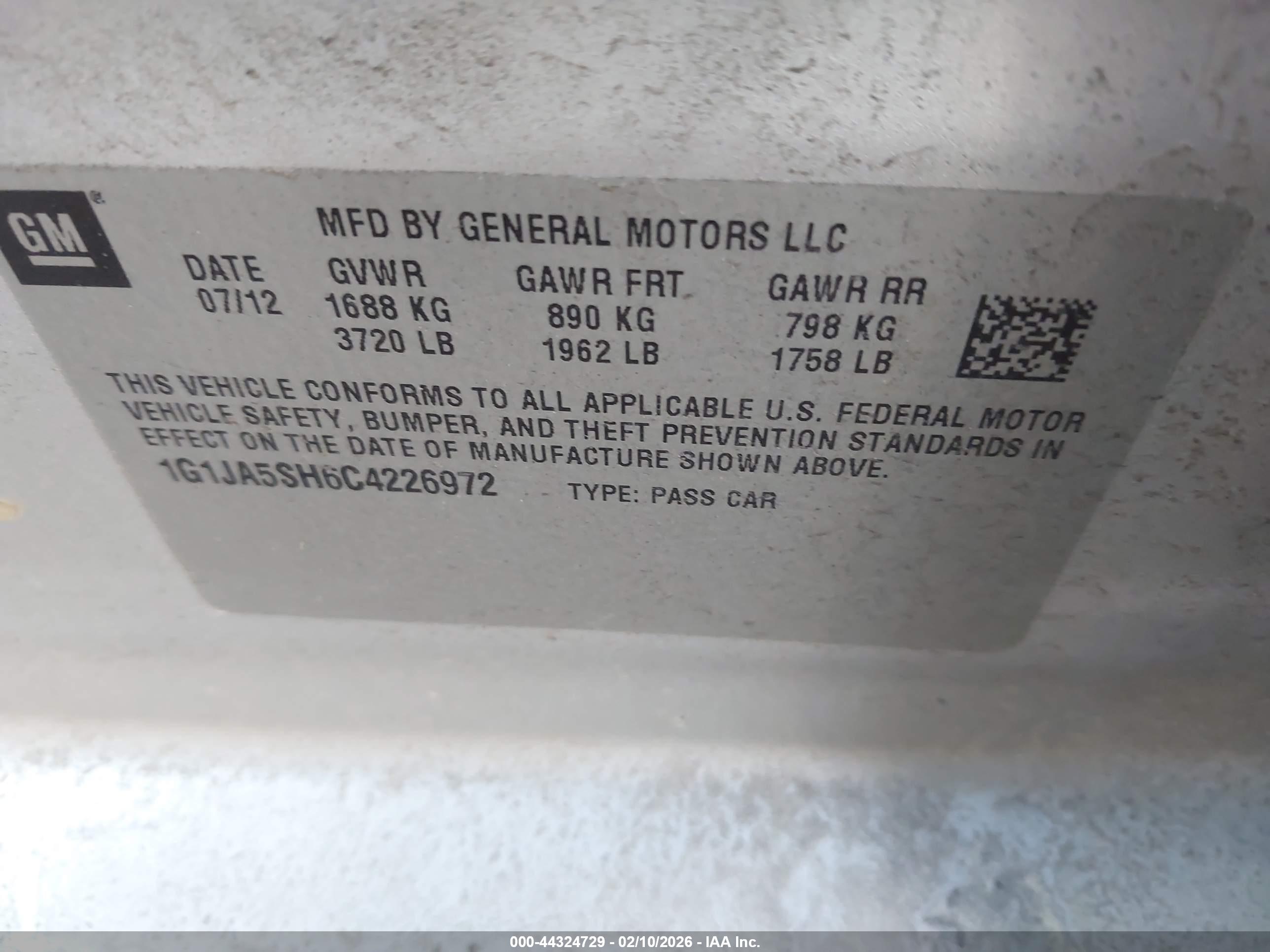 CHEVROLET SONIC image 9