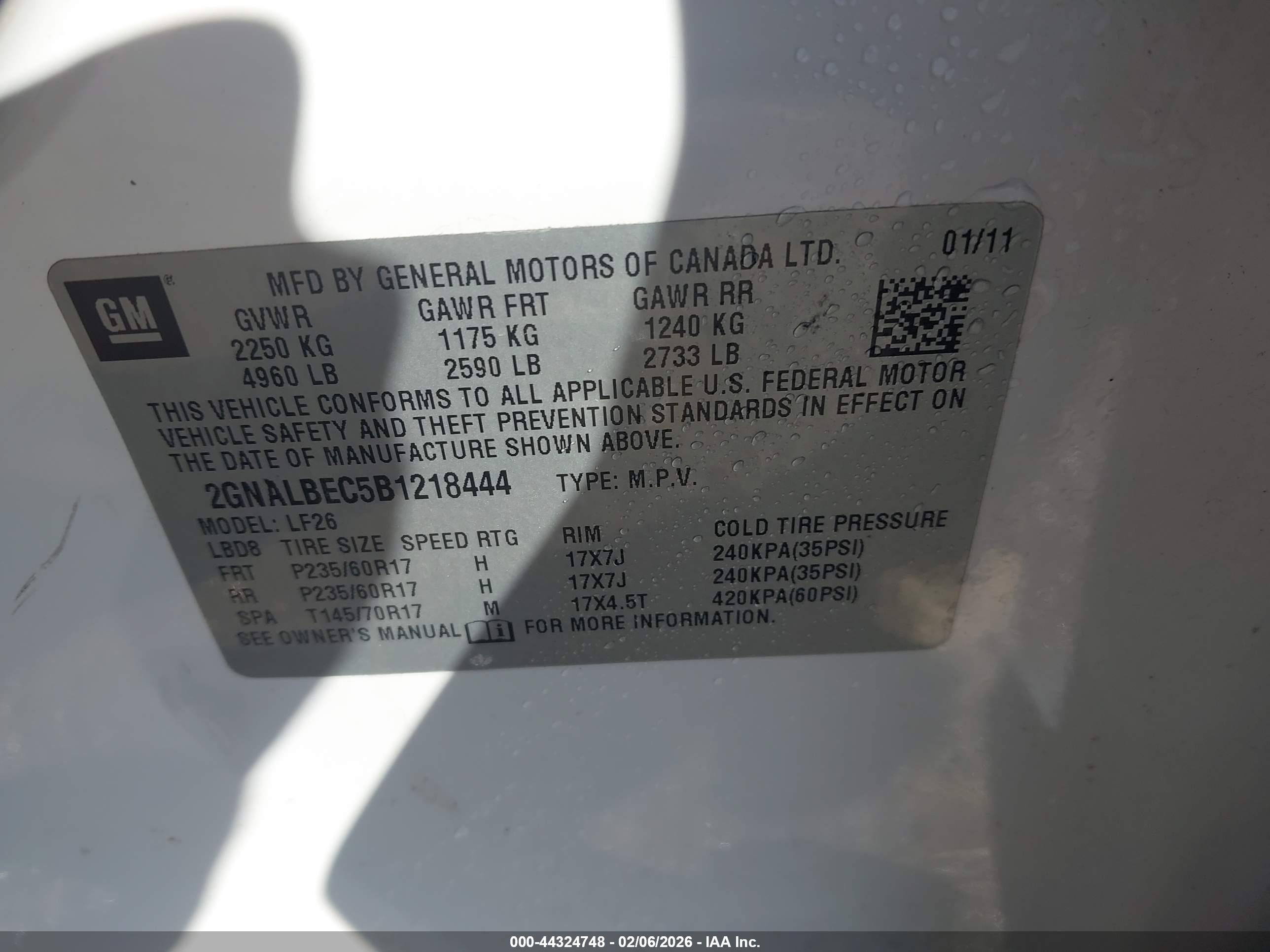 CHEVROLET EQUINOX image 9