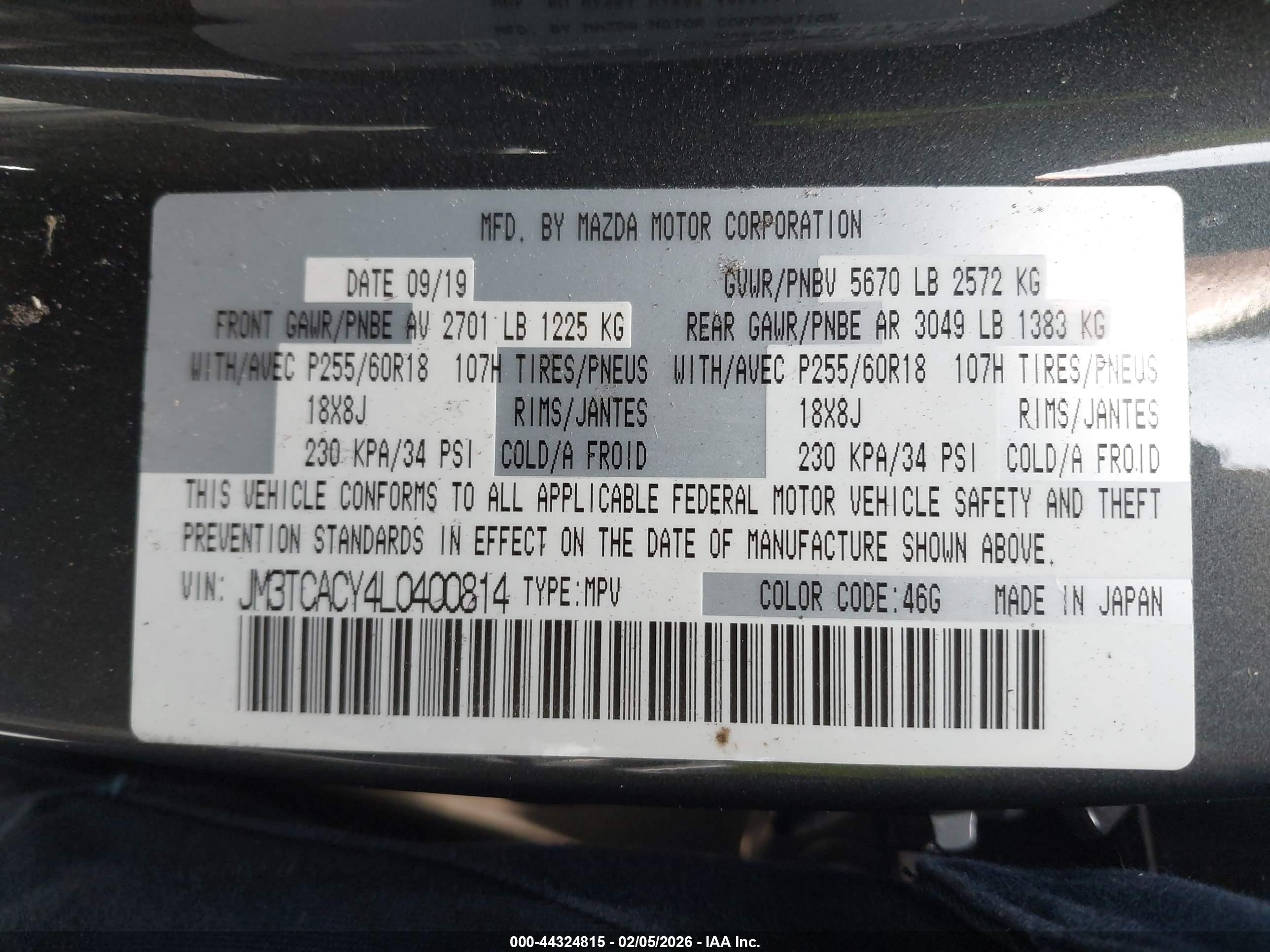 MAZDA CX-9 image 9