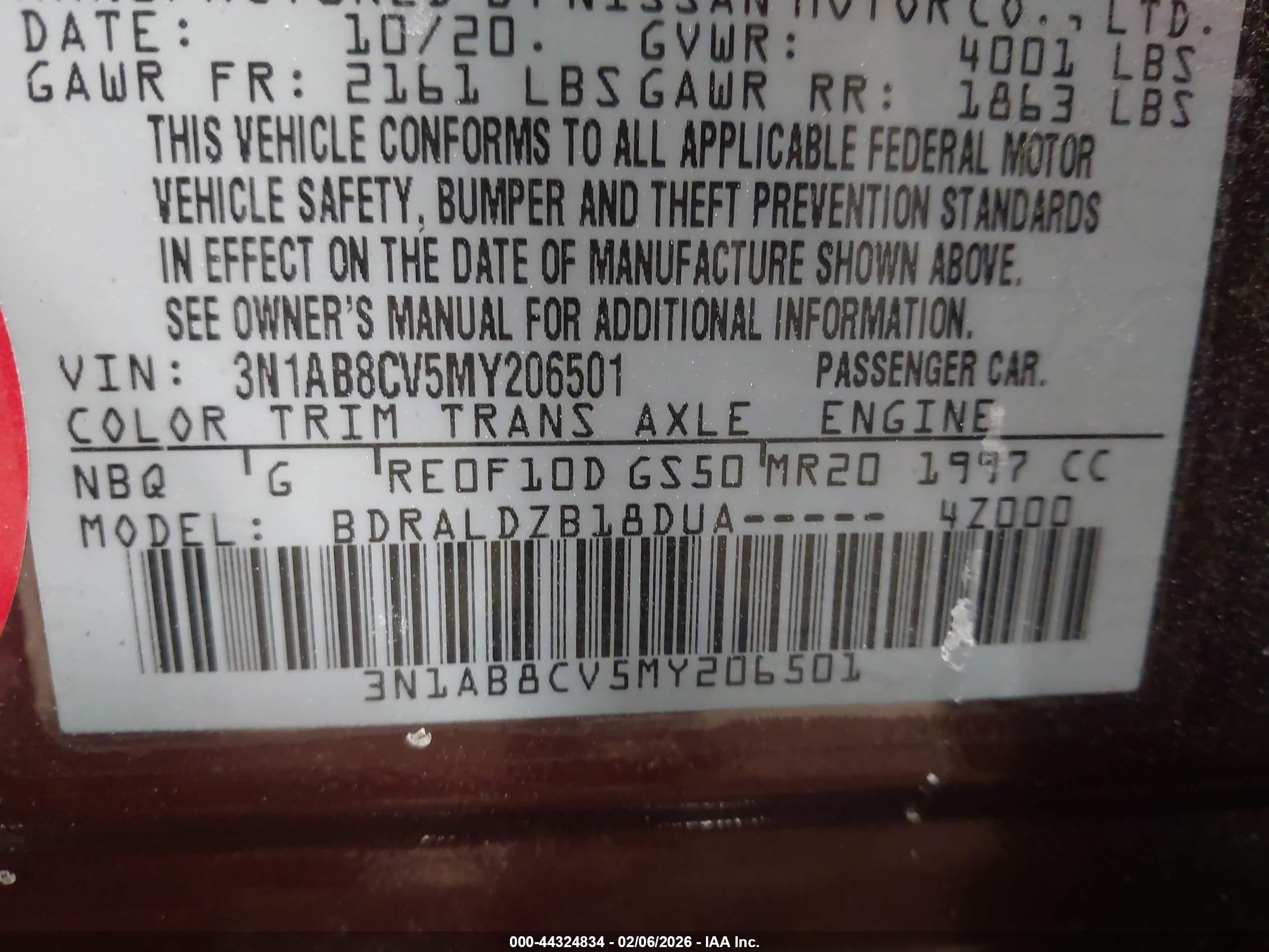 NISSAN SENTRA image 9