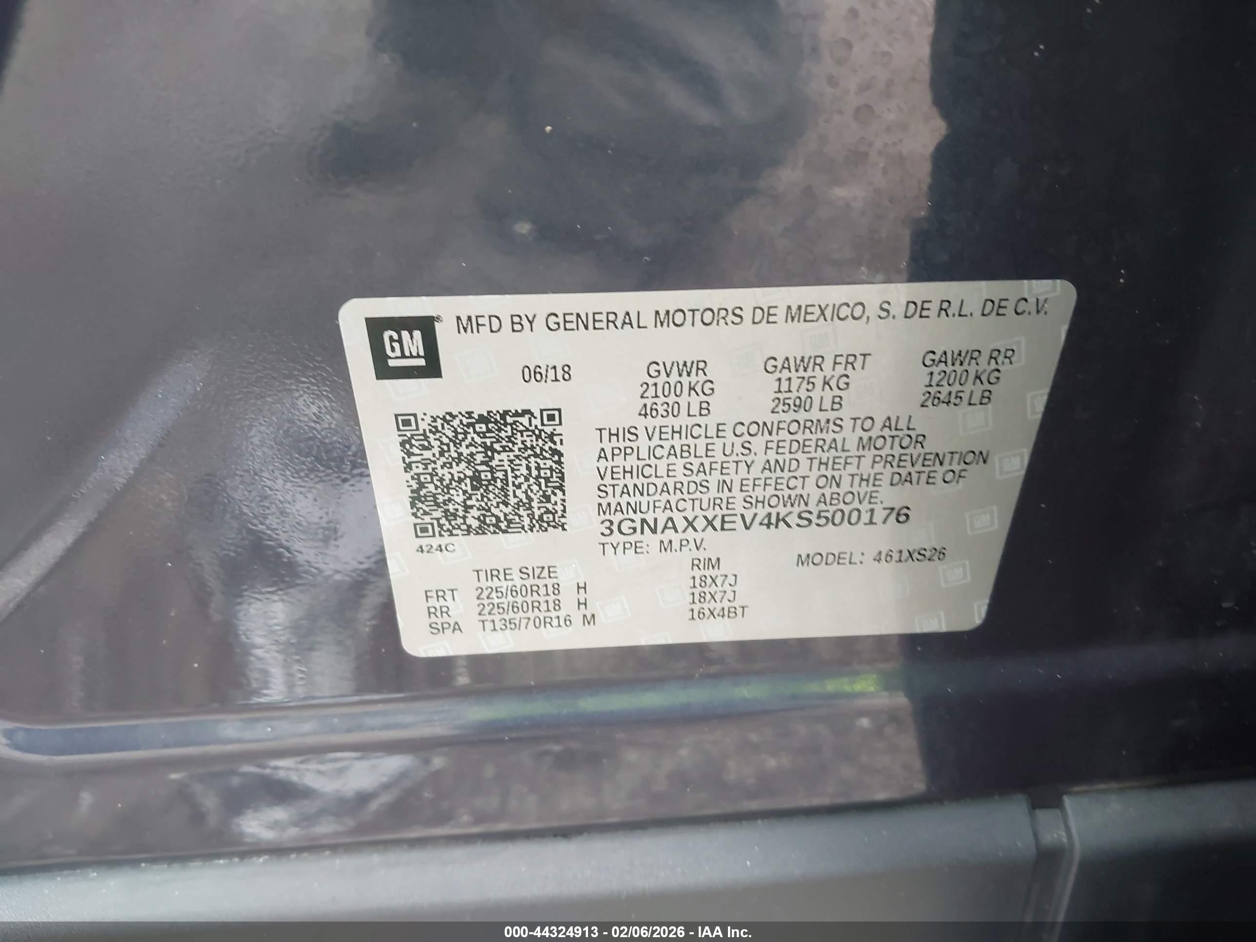 CHEVROLET EQUINOX image 9