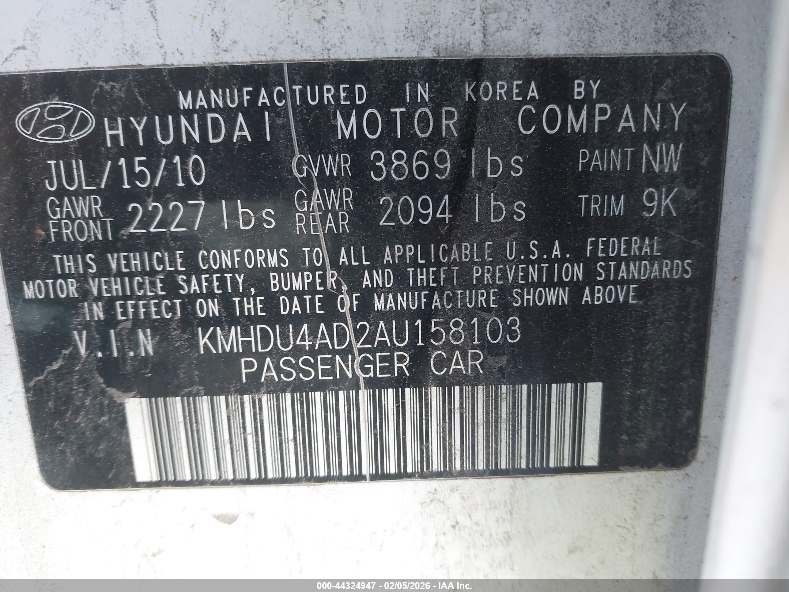 HYUNDAI ELANTRA image 9