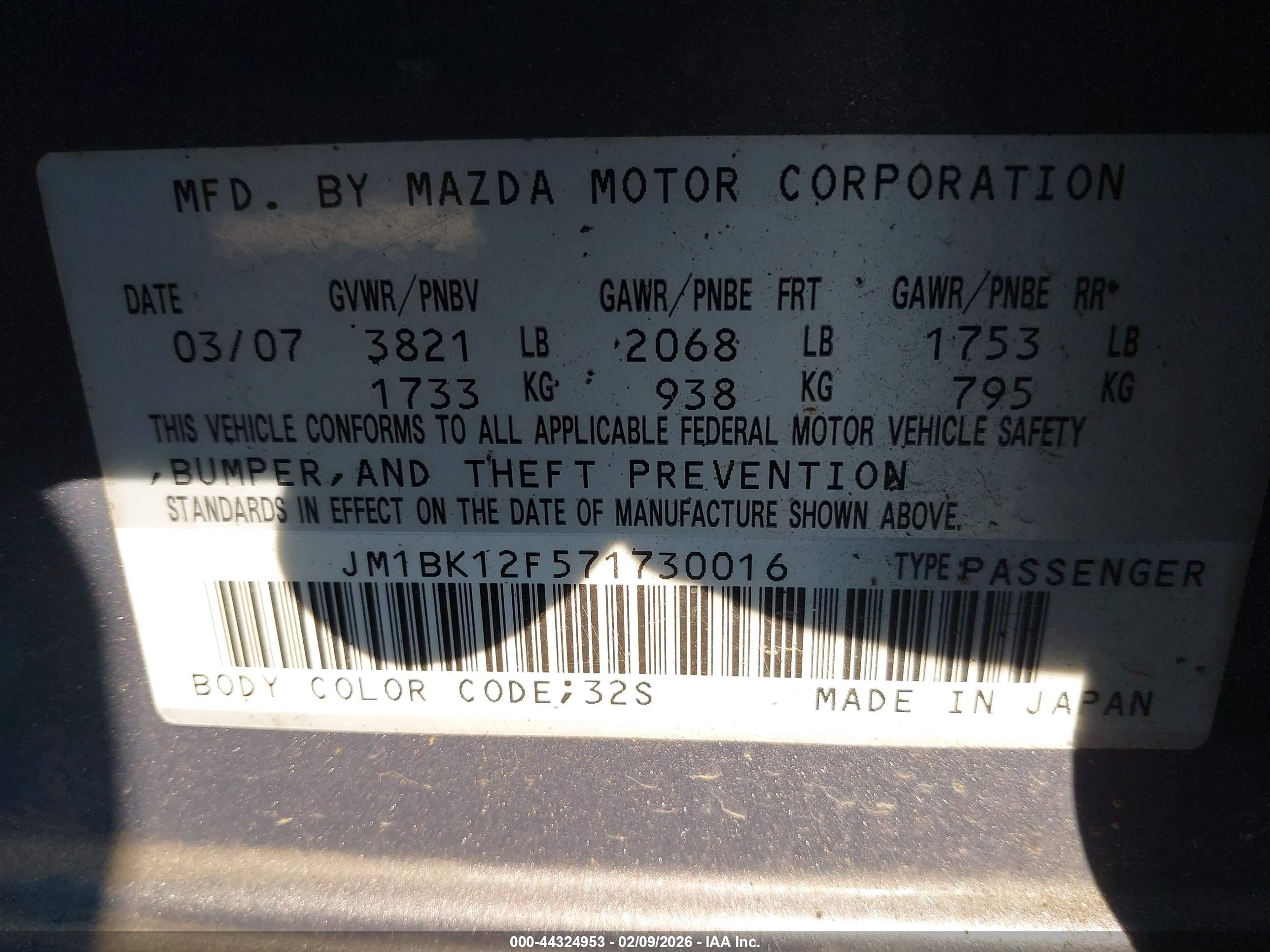 MAZDA MAZDA3 image 9