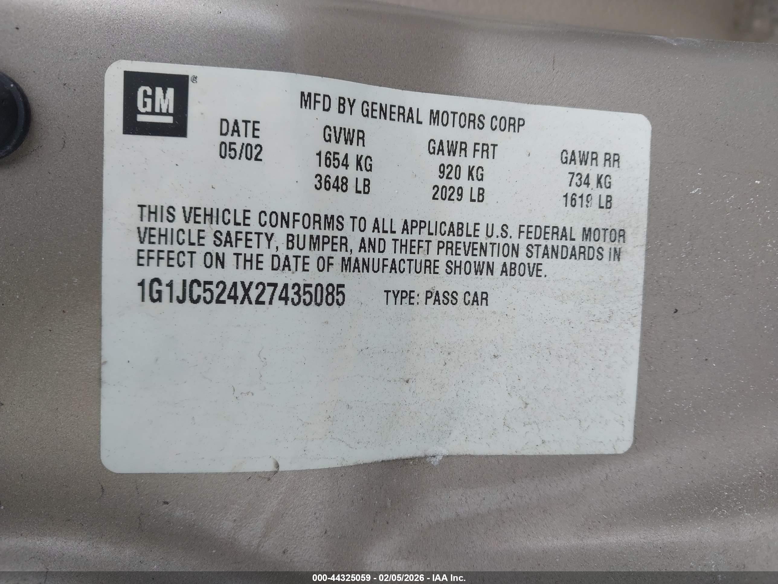 CHEVROLET CAVALIER image 9