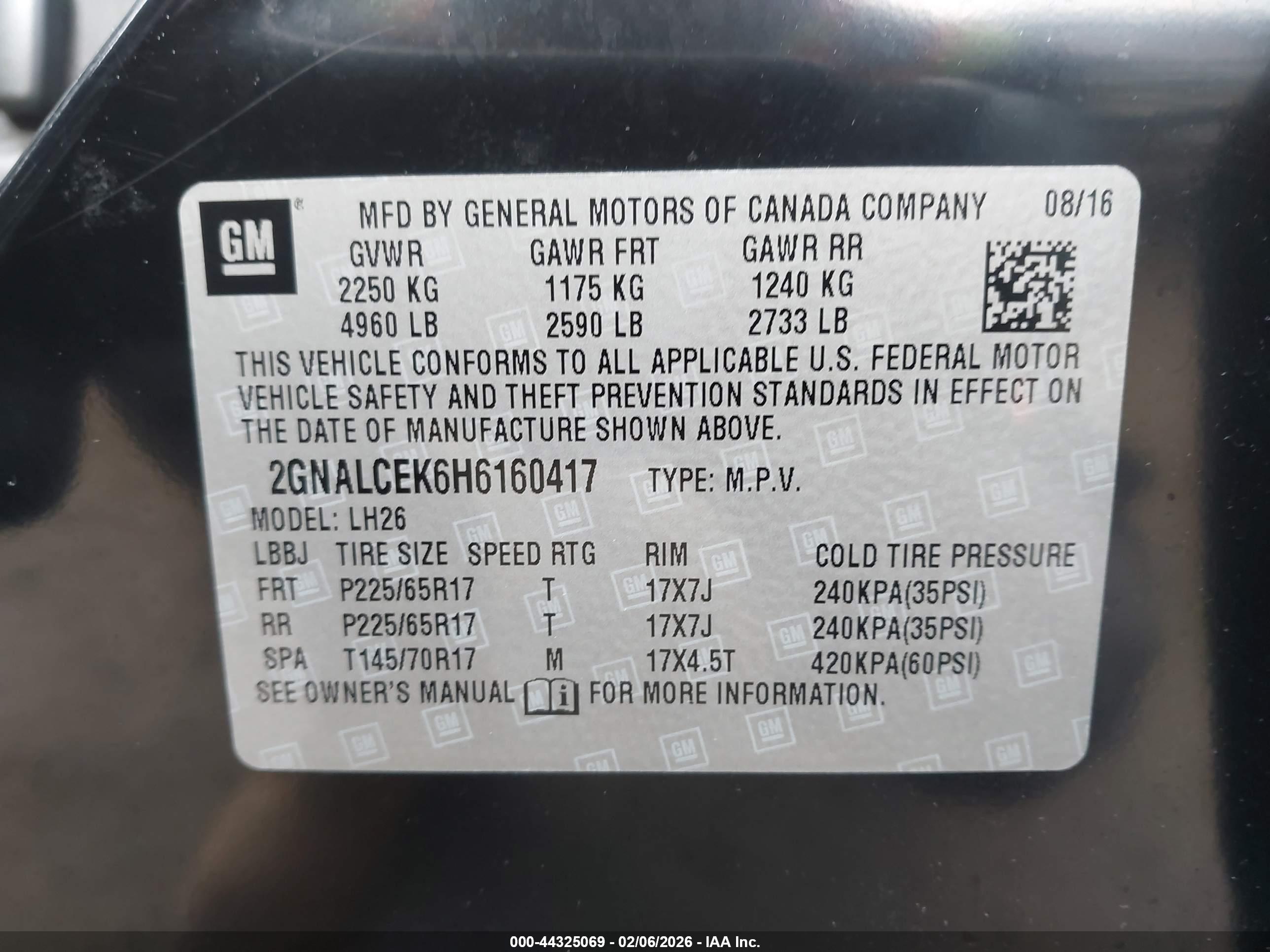 CHEVROLET EQUINOX image 9