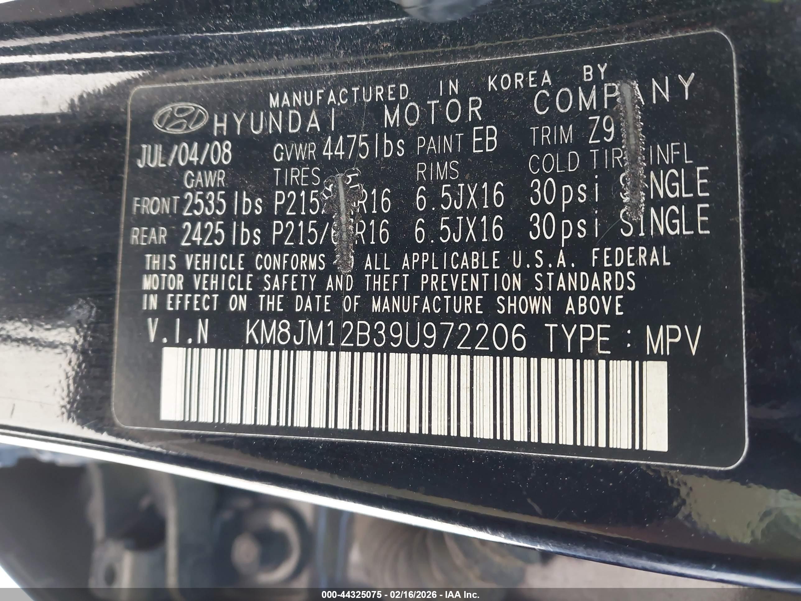 HYUNDAI TUCSON image 9