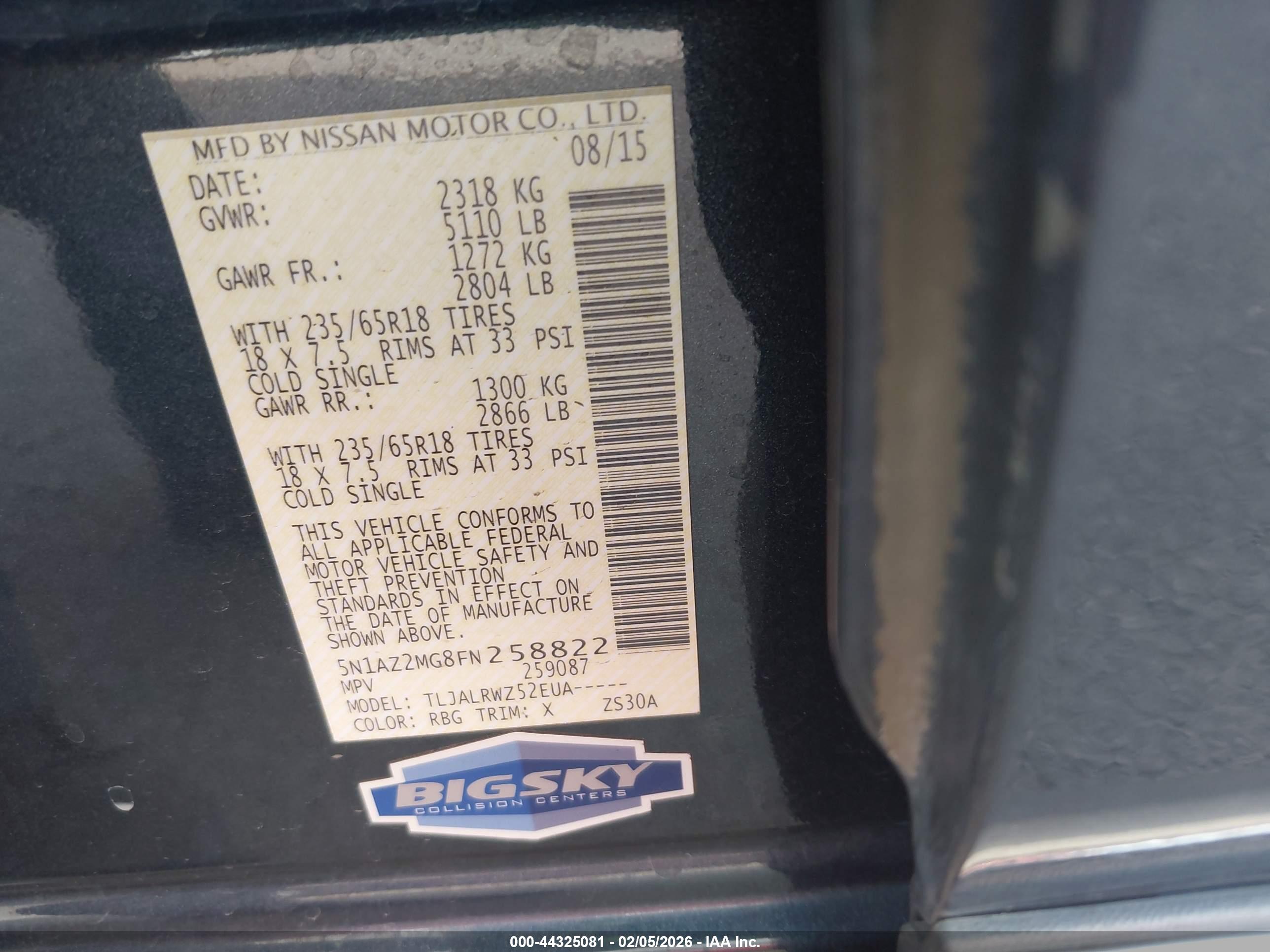 NISSAN MURANO image 9