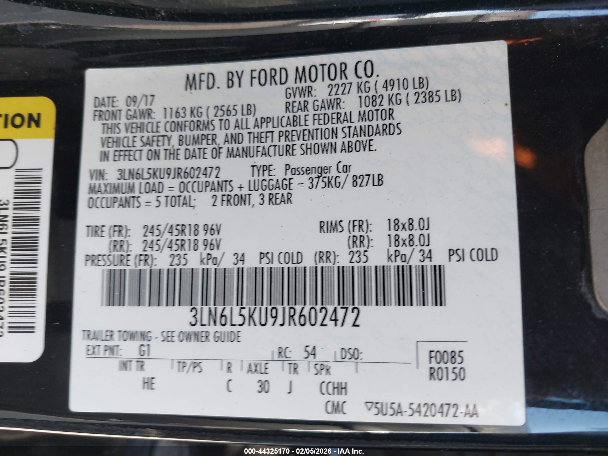 LINCOLN MKZ image 9