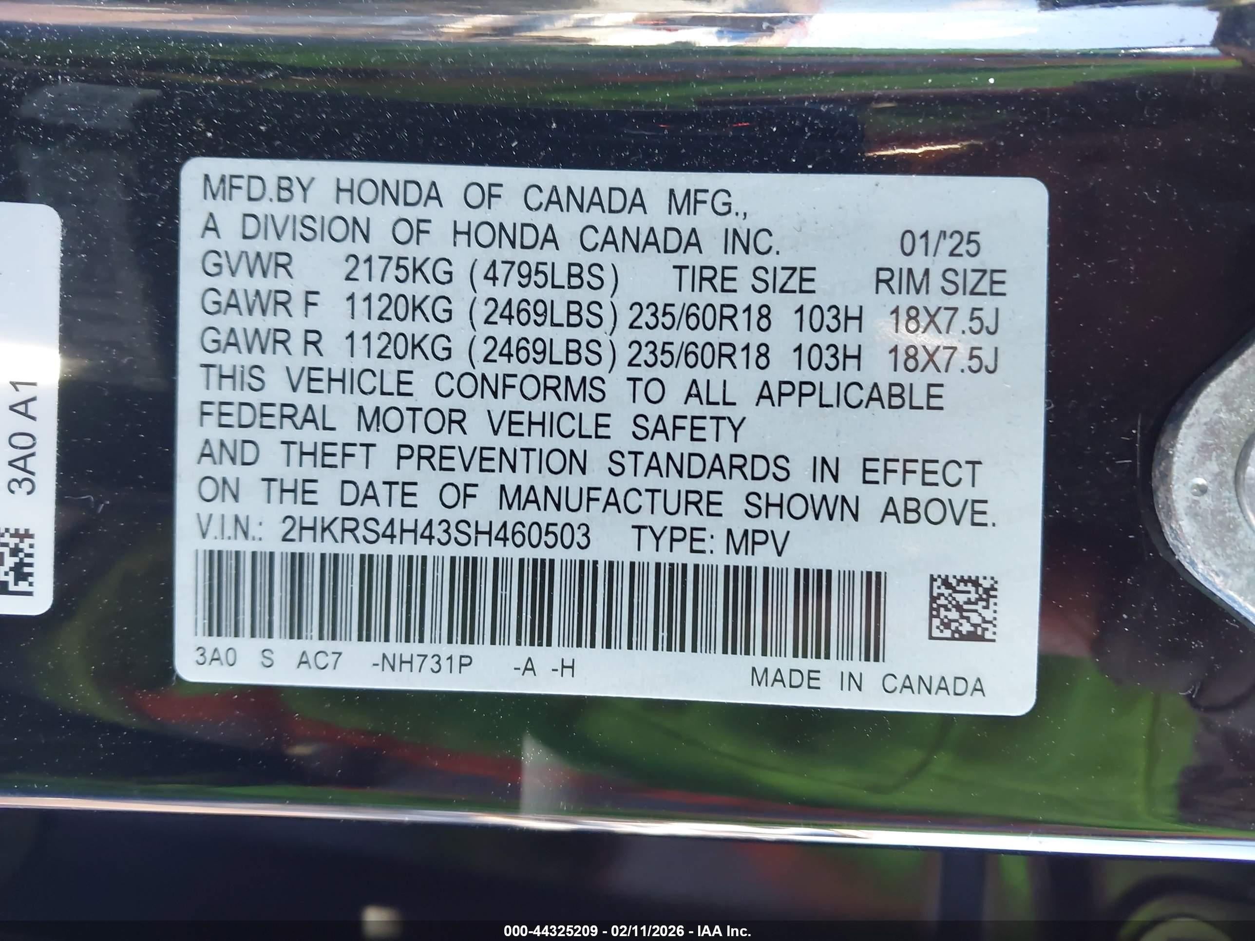 HONDA CR-V image 9