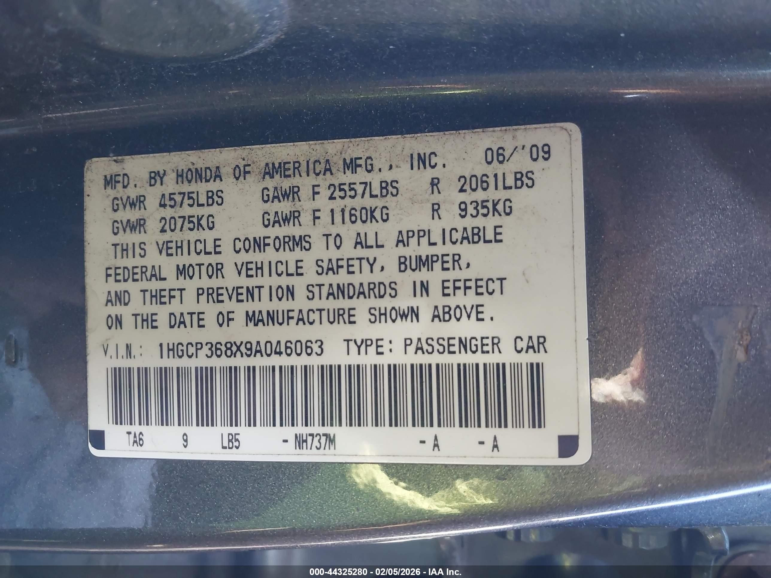 HONDA ACCORD image 9