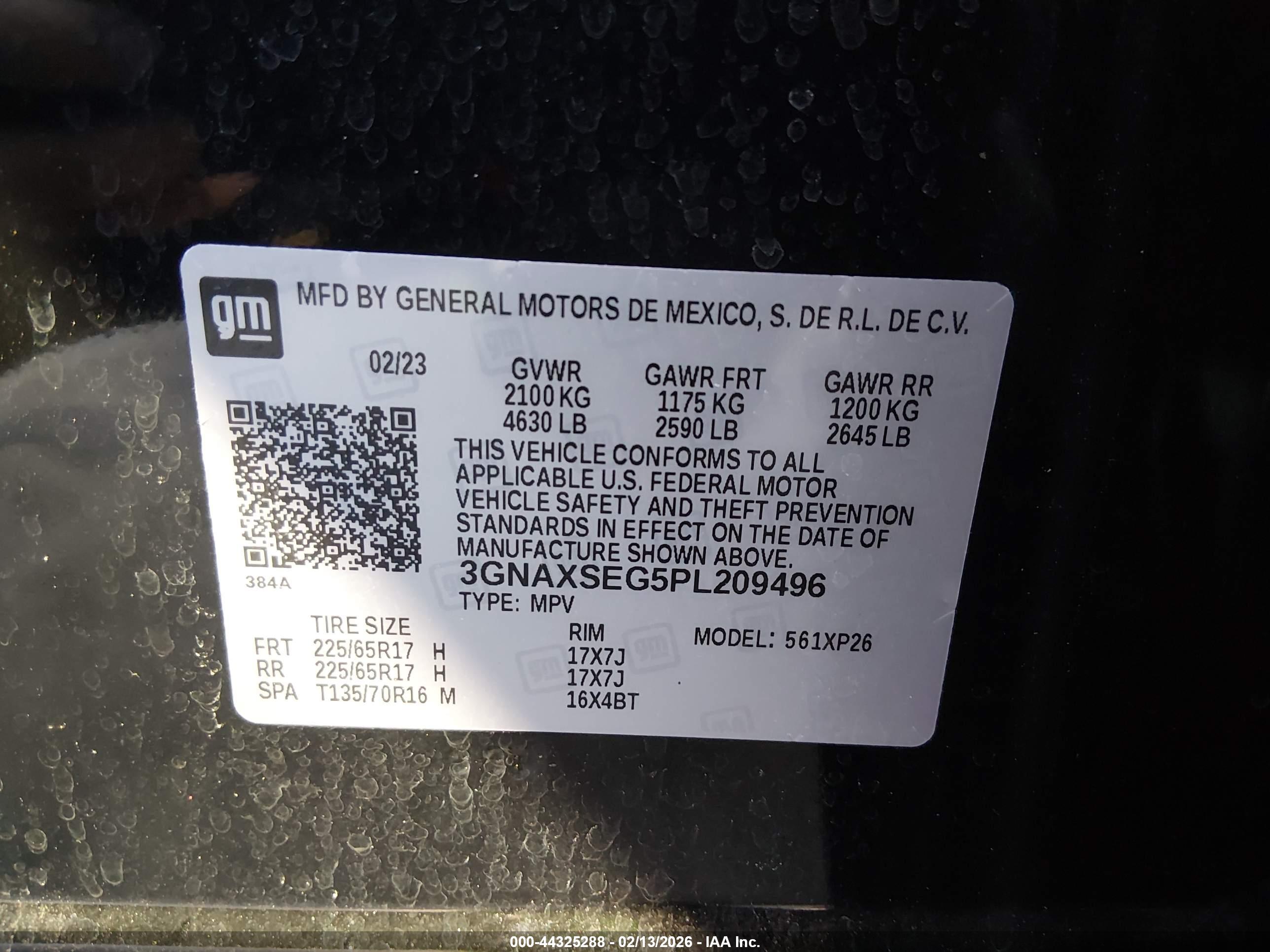 CHEVROLET EQUINOX image 9