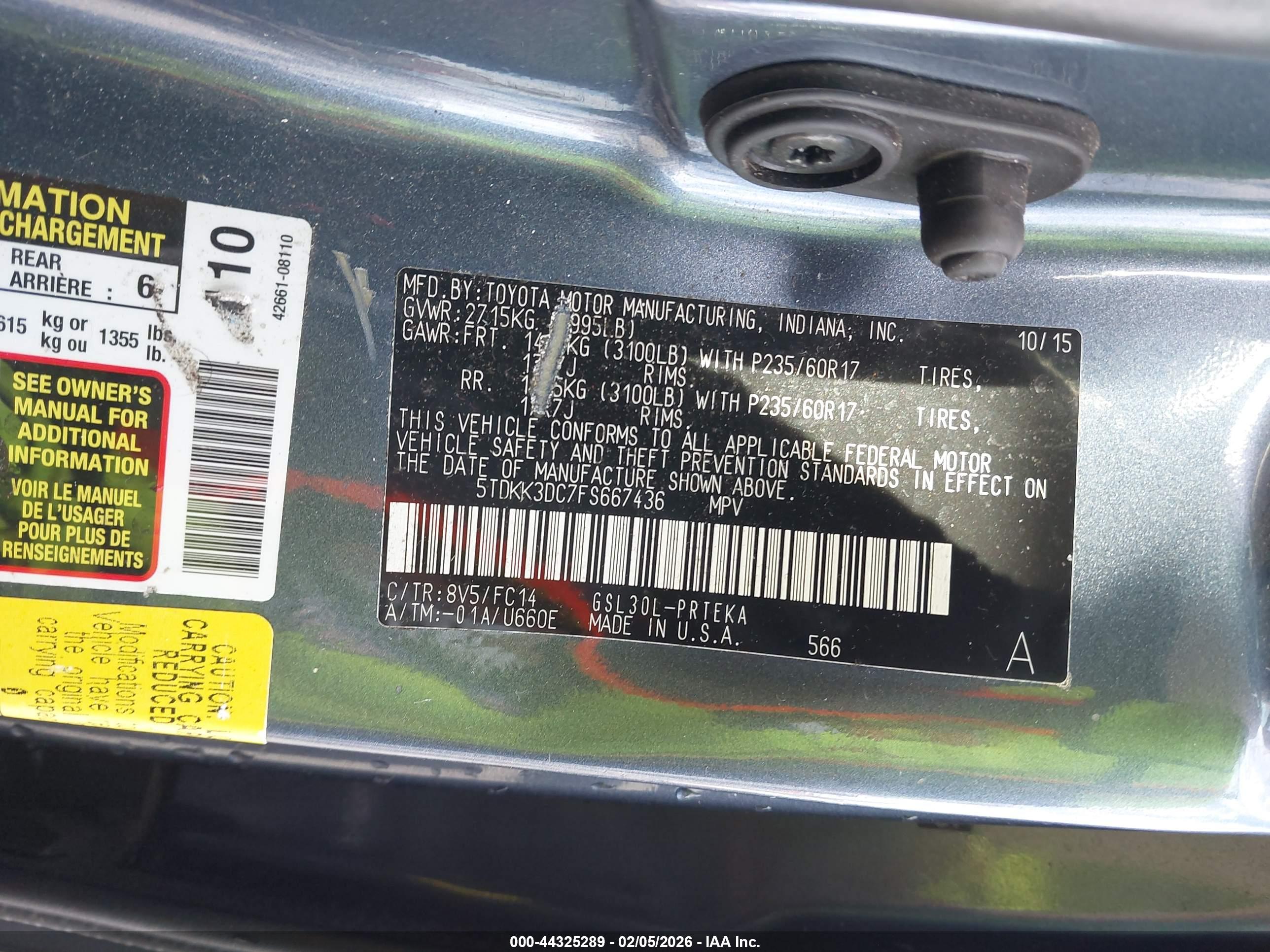 TOYOTA SIENNA image 9