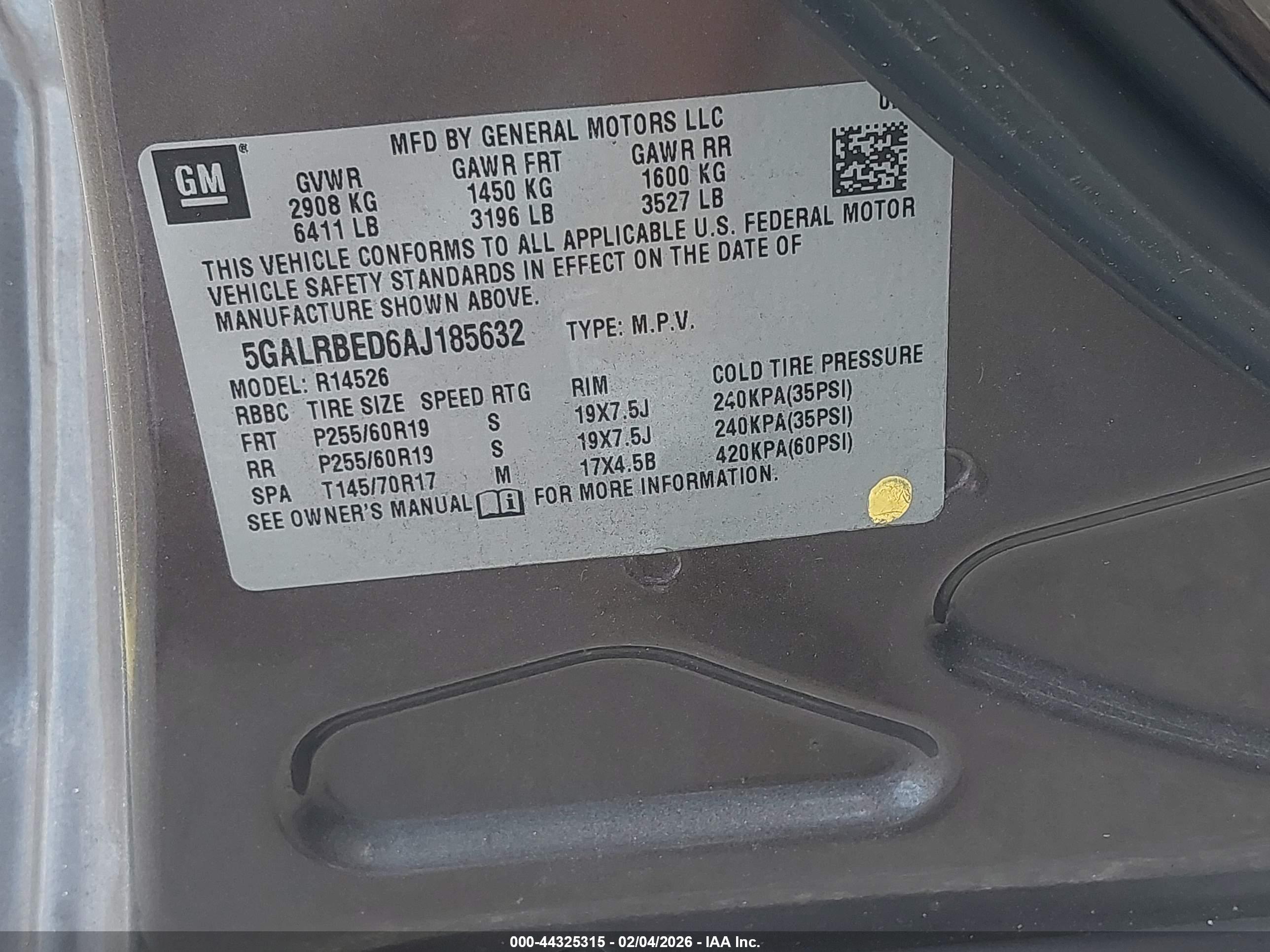 BUICK ENCLAVE image 9