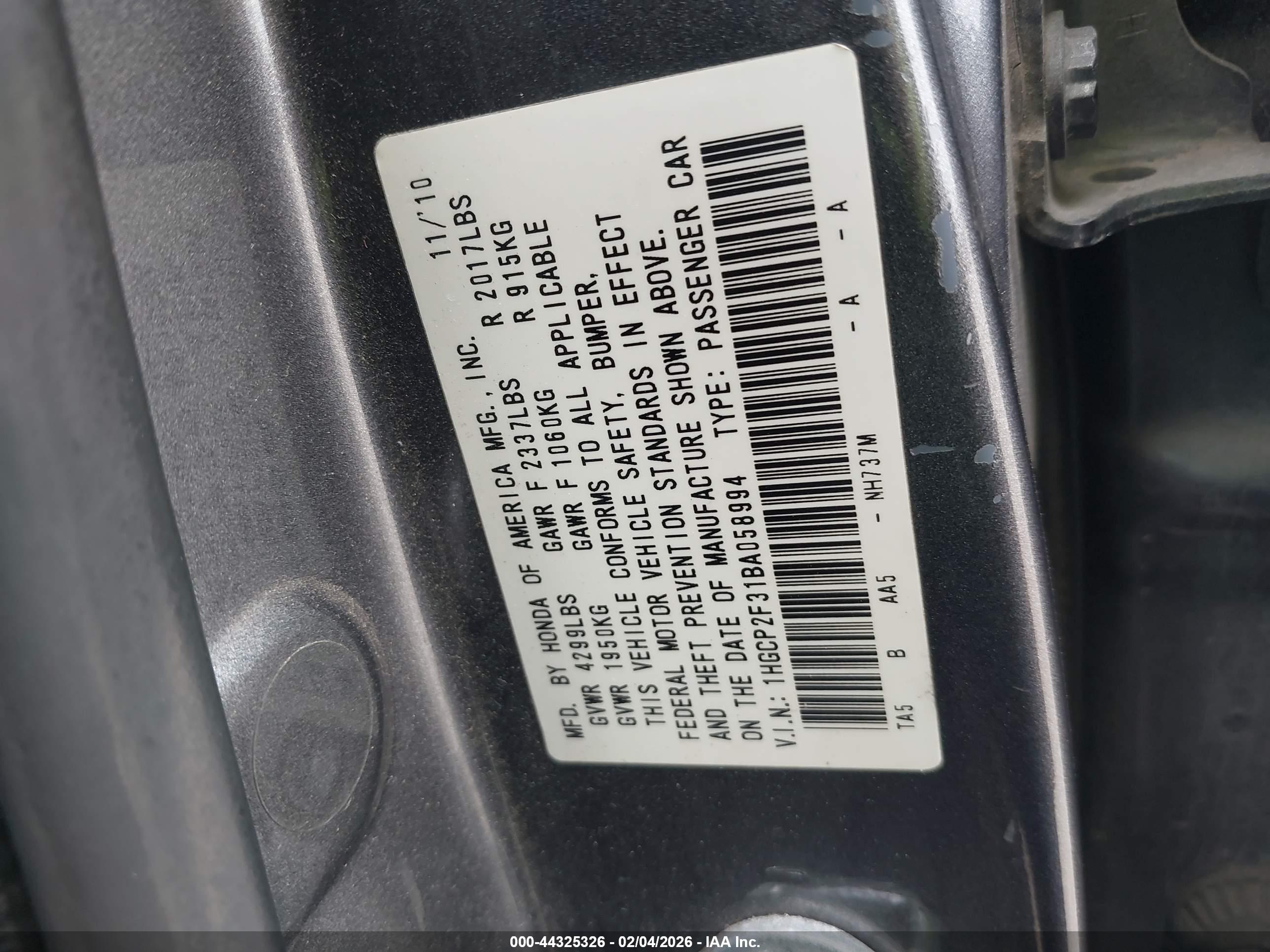 HONDA ACCORD image 9