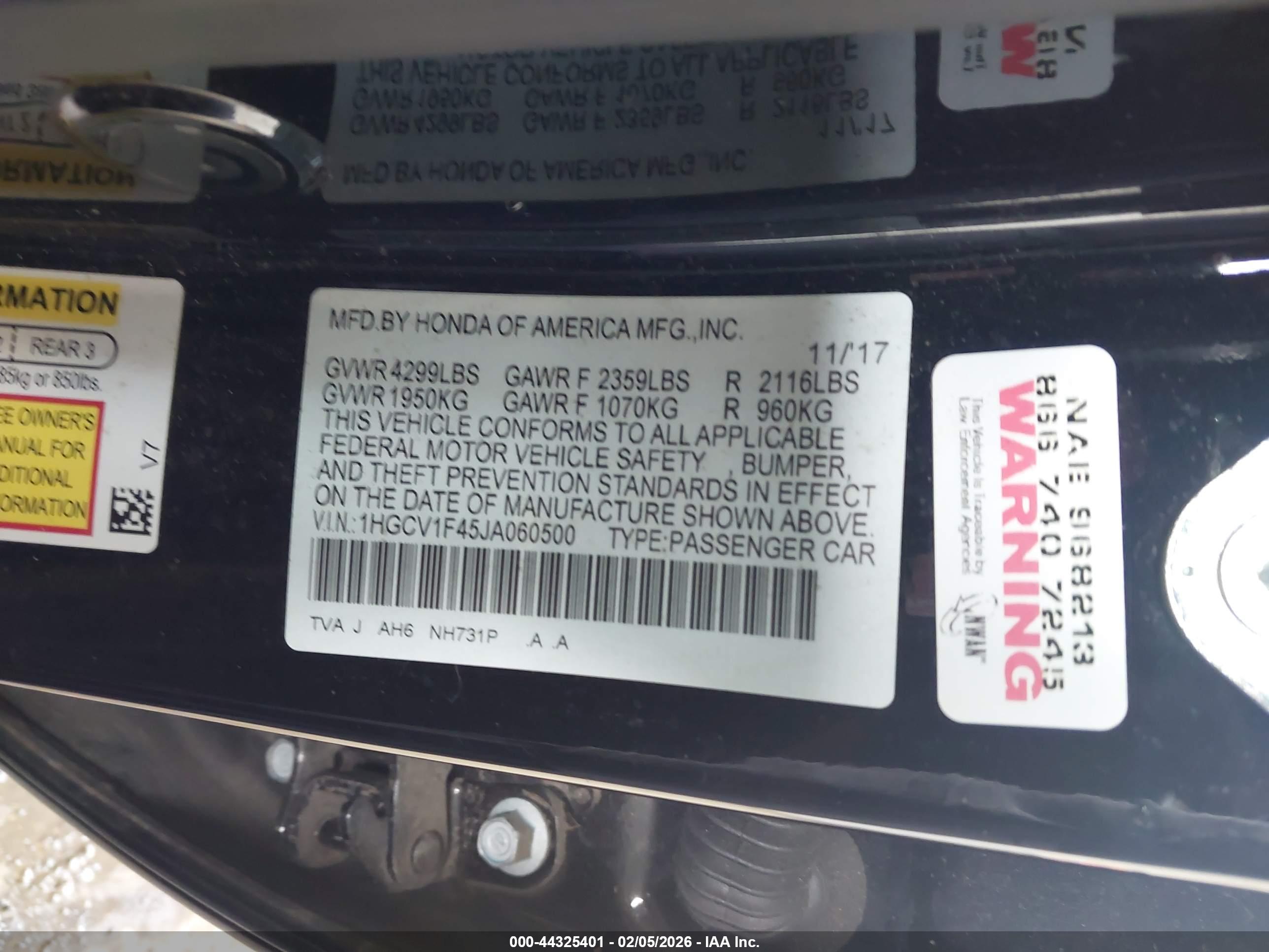 HONDA ACCORD image 9