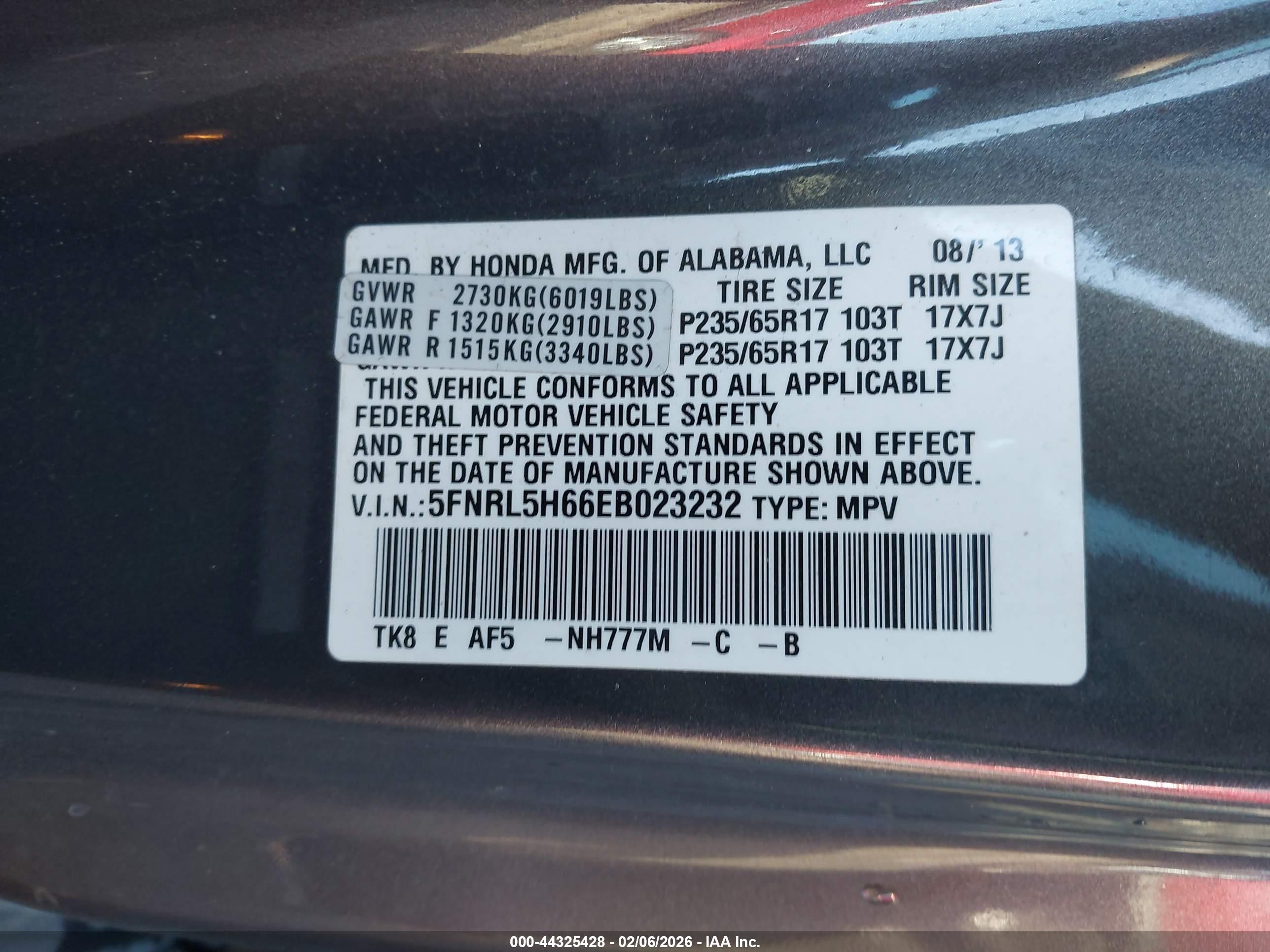 HONDA ODYSSEY image 9