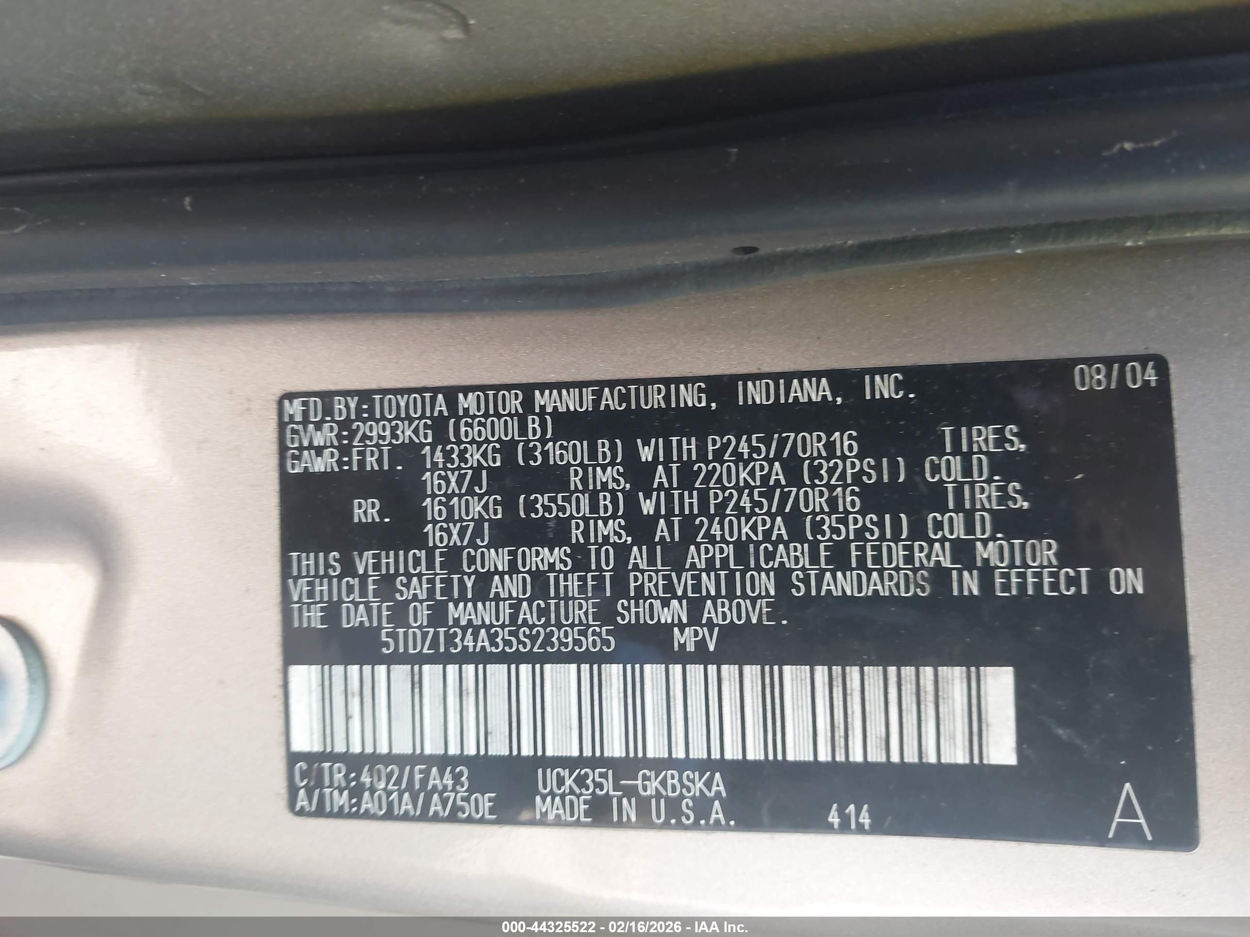 TOYOTA SEQUOIA image 9